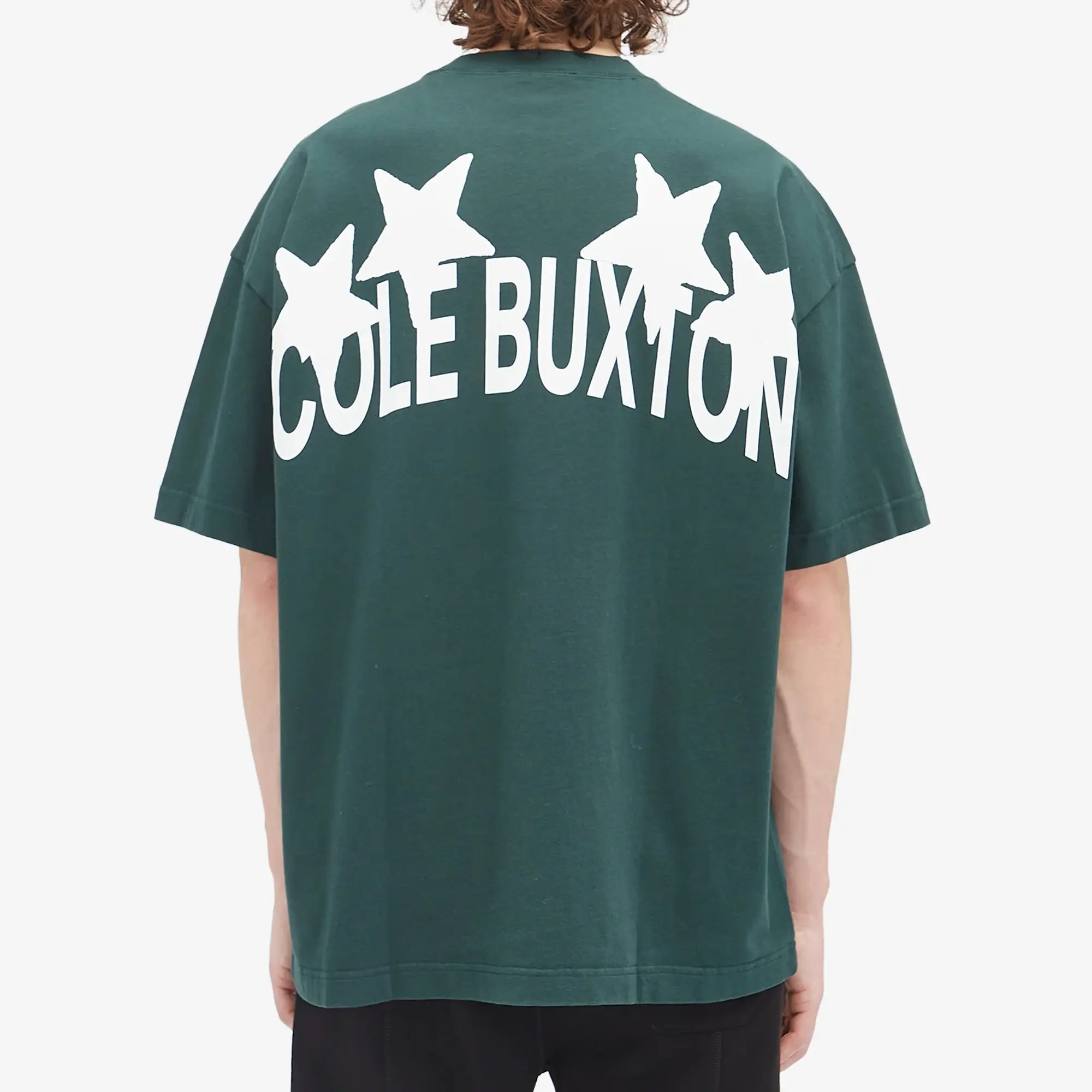 Cole Buxton Men's 4 Star T-Shirt Forest Green