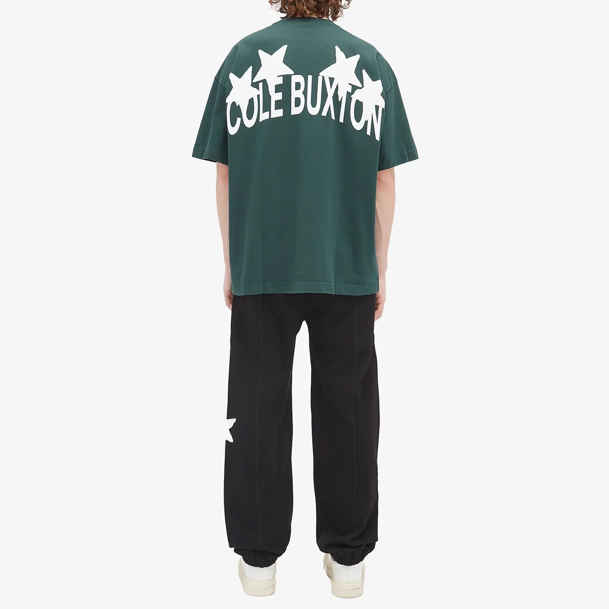 Cole Buxton Men's 4 Star T-Shirt Forest Green