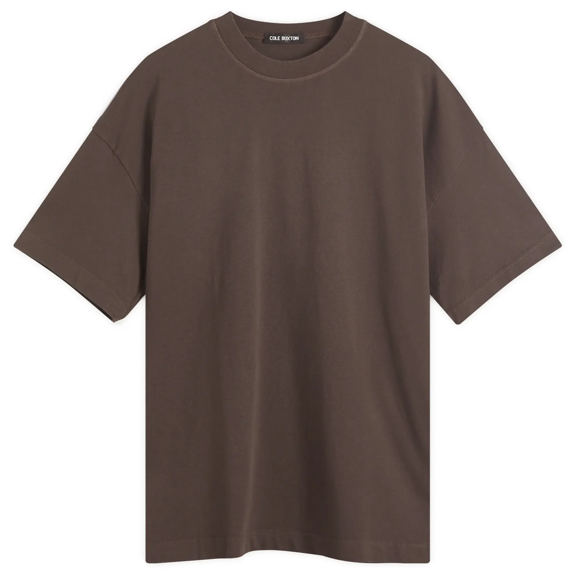 Cole Buxton Men's 4 Star T-Shirt Brown
