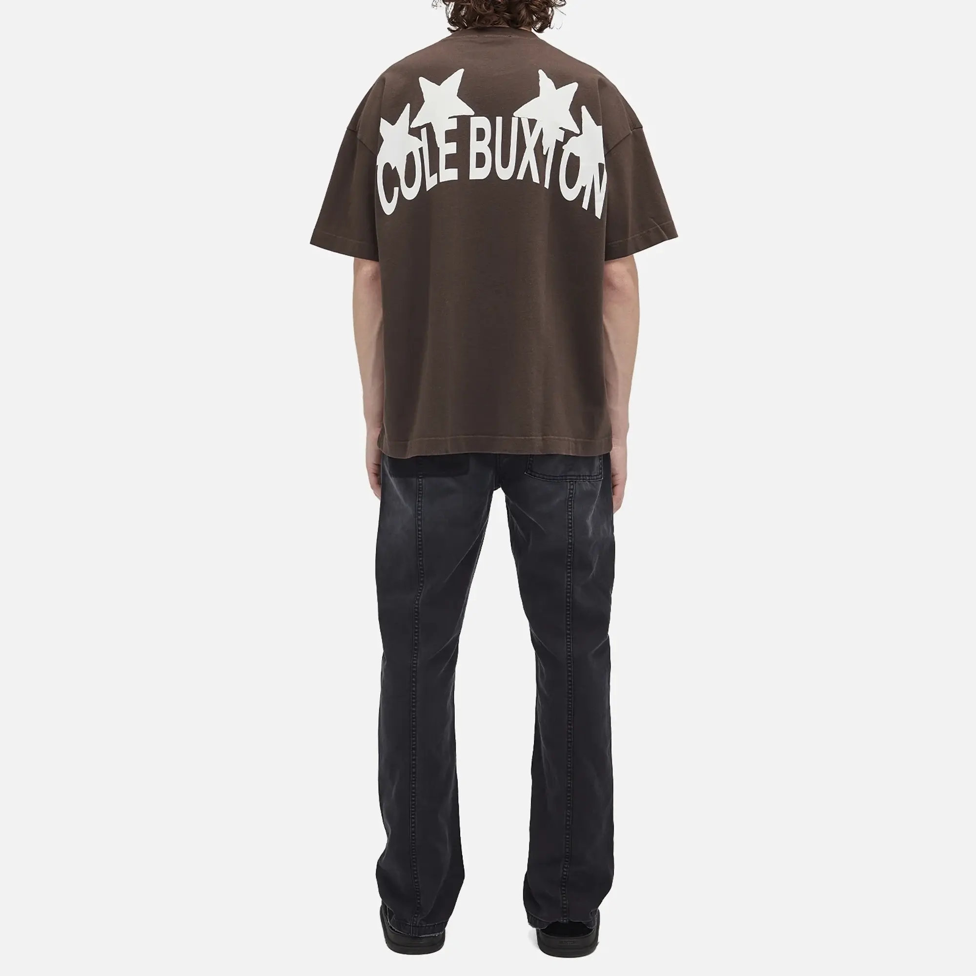 Cole Buxton Men's 4 Star T-Shirt Brown