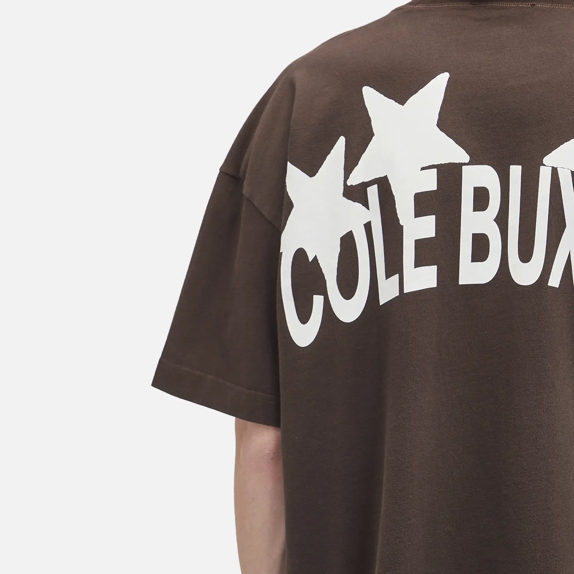 Cole Buxton Men's 4 Star T-Shirt Brown