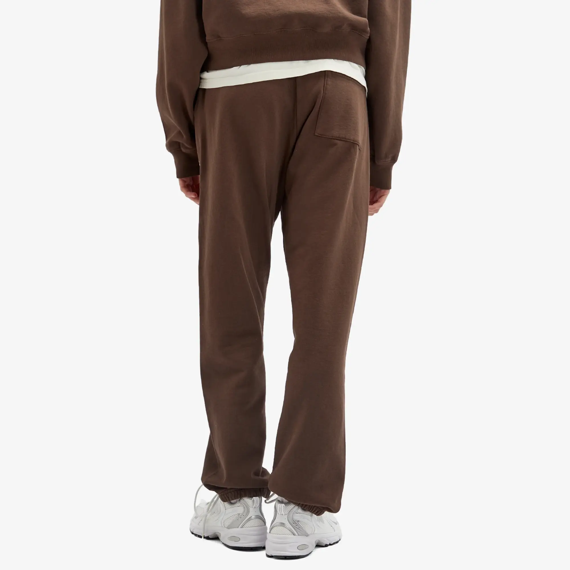 Sporty & Rich Women's H&W Crest Sweatpant Chocolate Cream