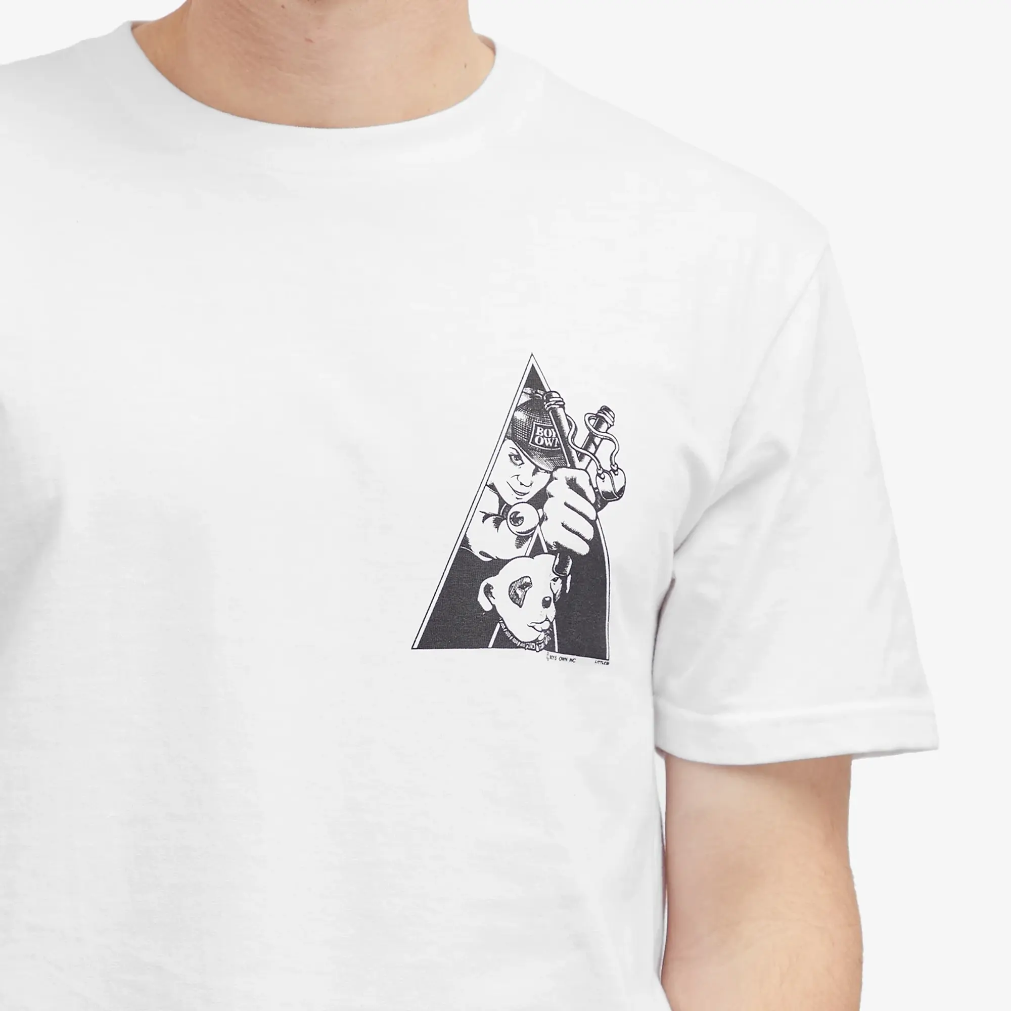 Boys Own Men's Clockwork Orange Short Sleeve Print T Shirt White