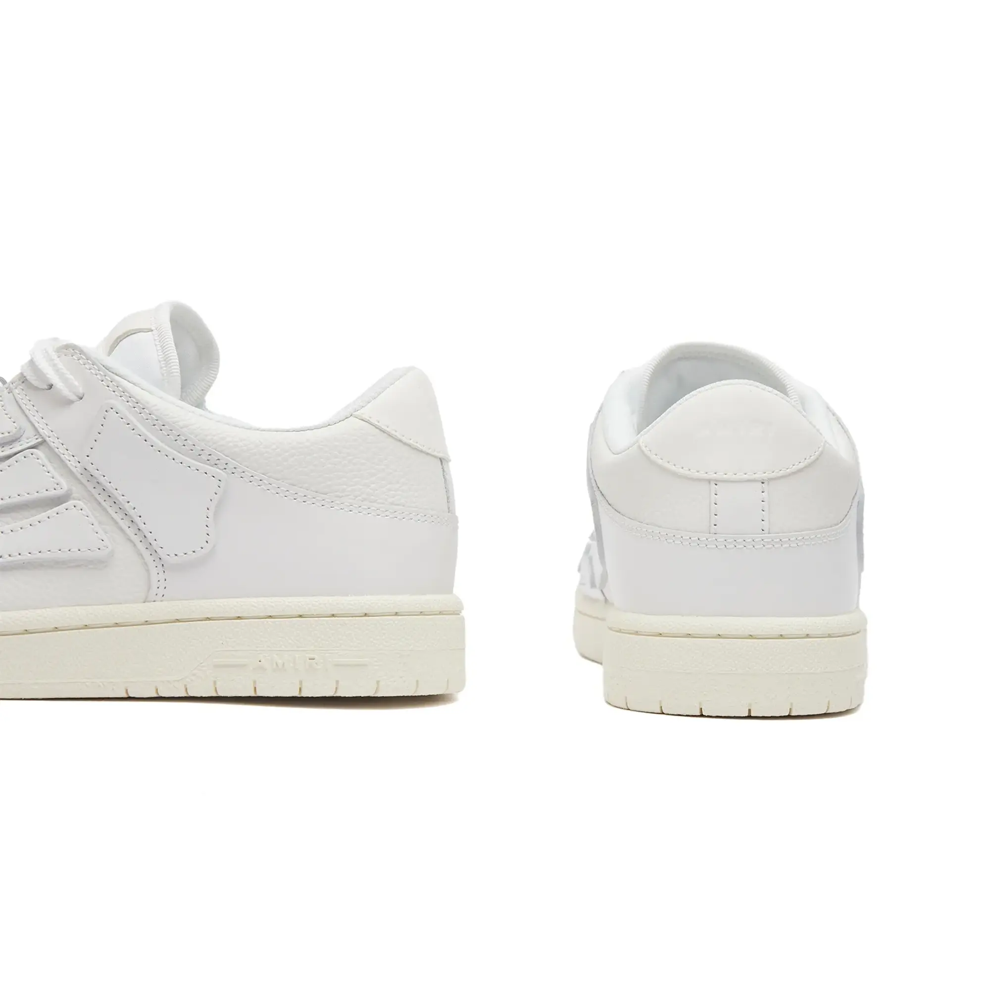 AMIRI Men's Skel Low Top Sneaker White/White/Vintage