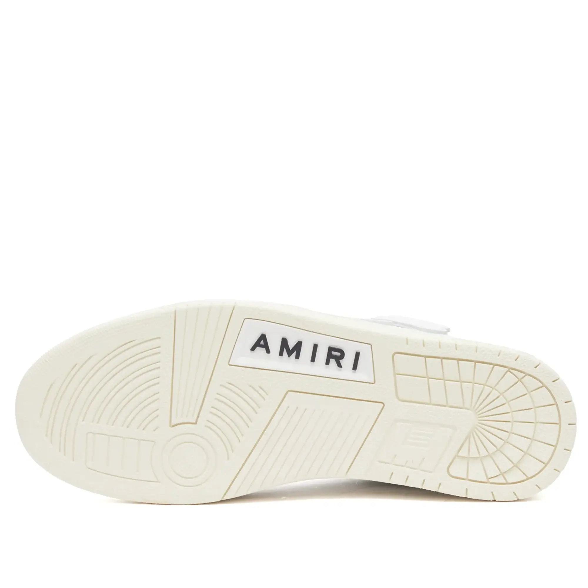 AMIRI Men's Skel Low Top Sneaker White/White/Vintage