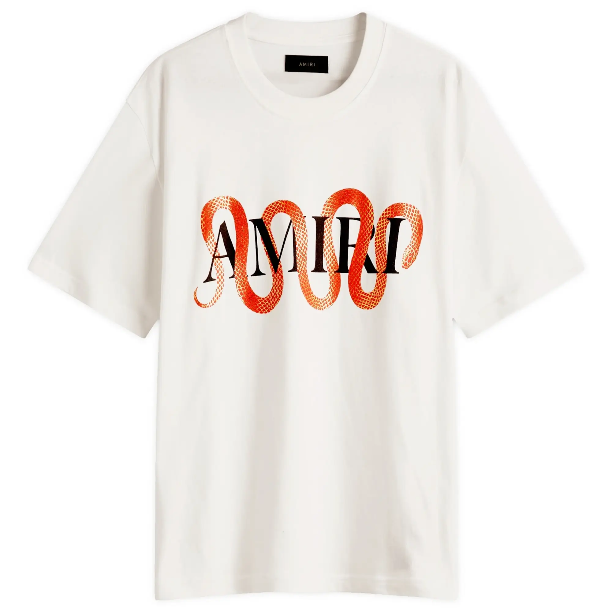 AMIRI Men's Snake Chinese New Year T-Shirt Ivory