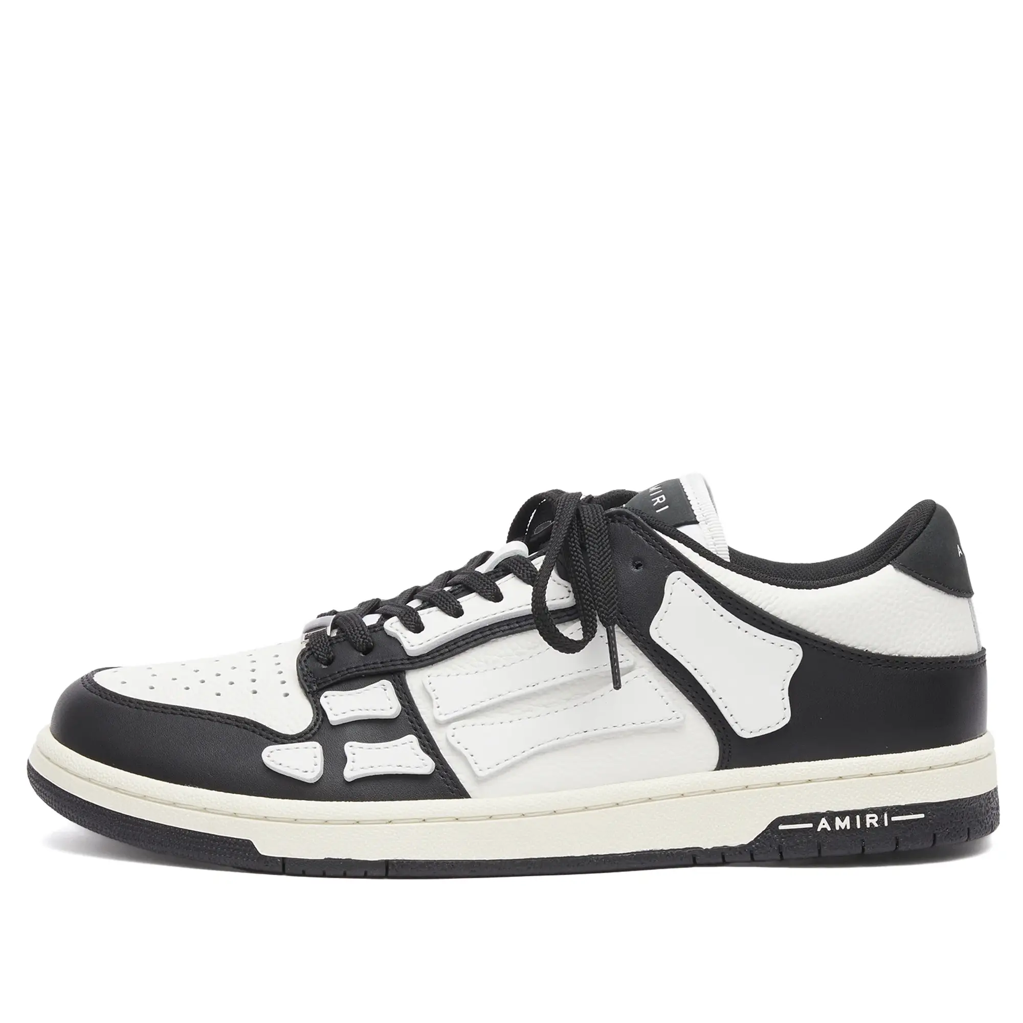 AMIRI Men's Skel Low Top Sneaker Black/White