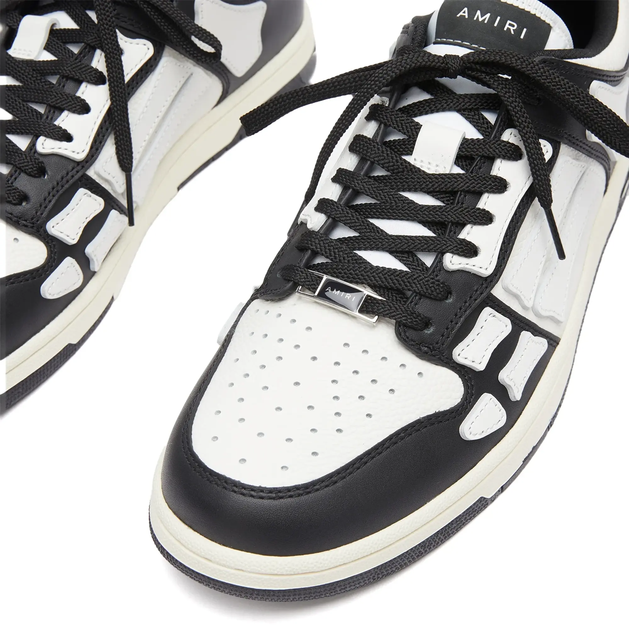 AMIRI Men's Skel Low Top Sneaker Black/White