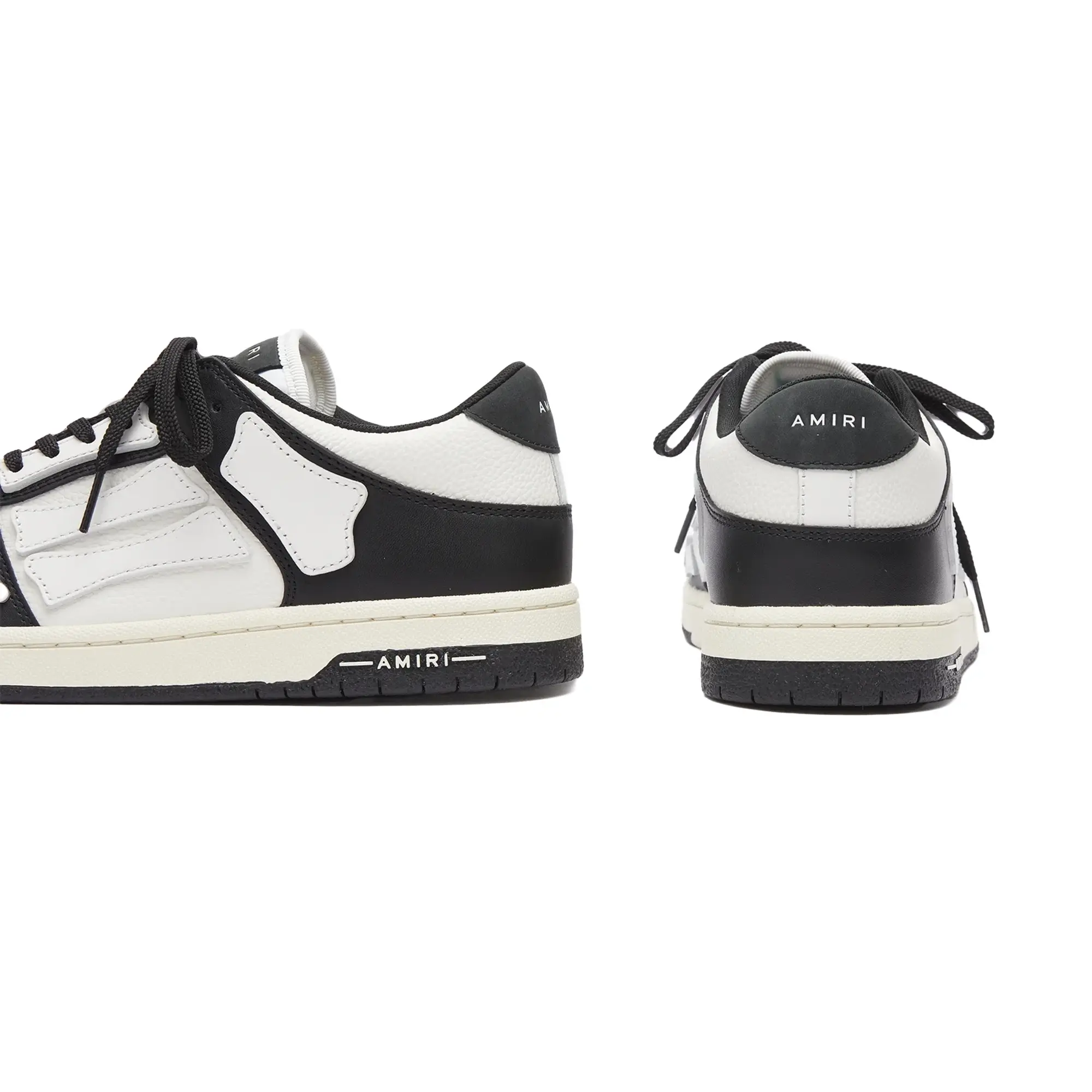 AMIRI Men's Skel Low Top Sneaker Black/White