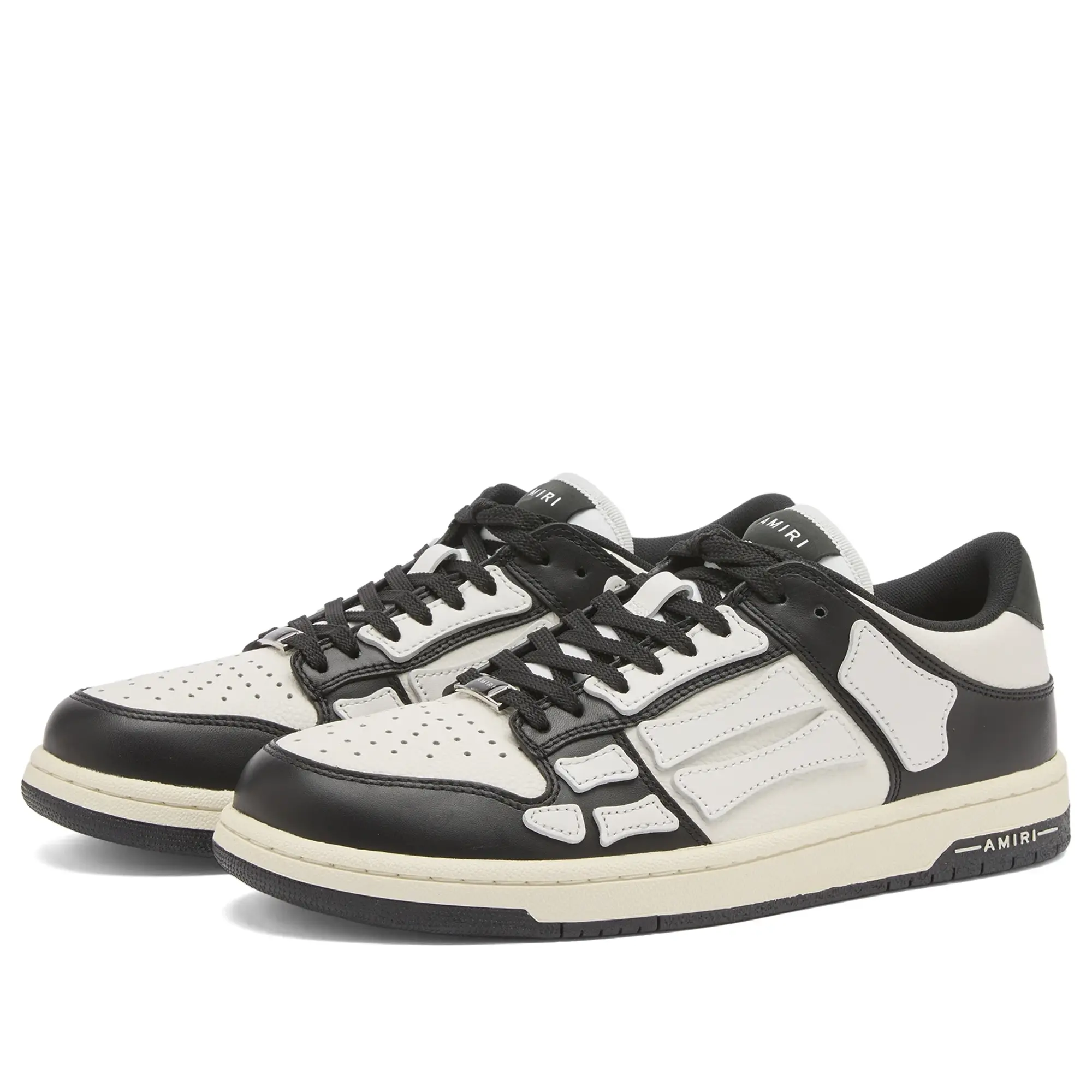 AMIRI Men's Skel Low Top Sneaker Black/White