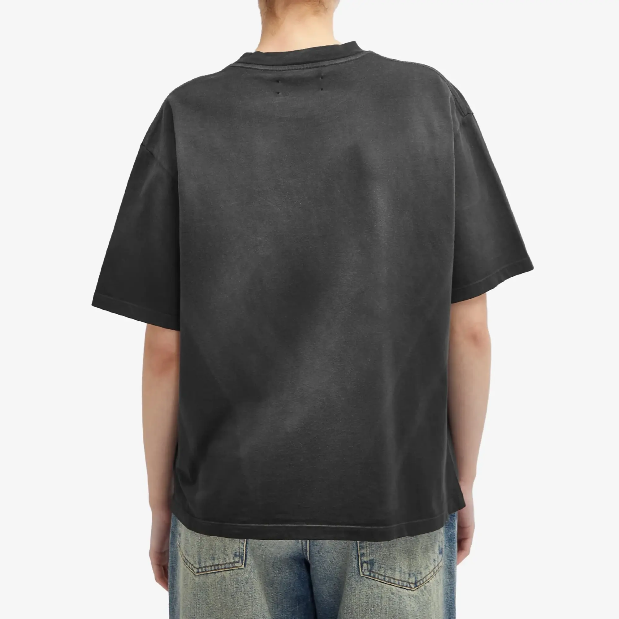 AMIRI Women's Crystal Pegasus T-Shirt Black