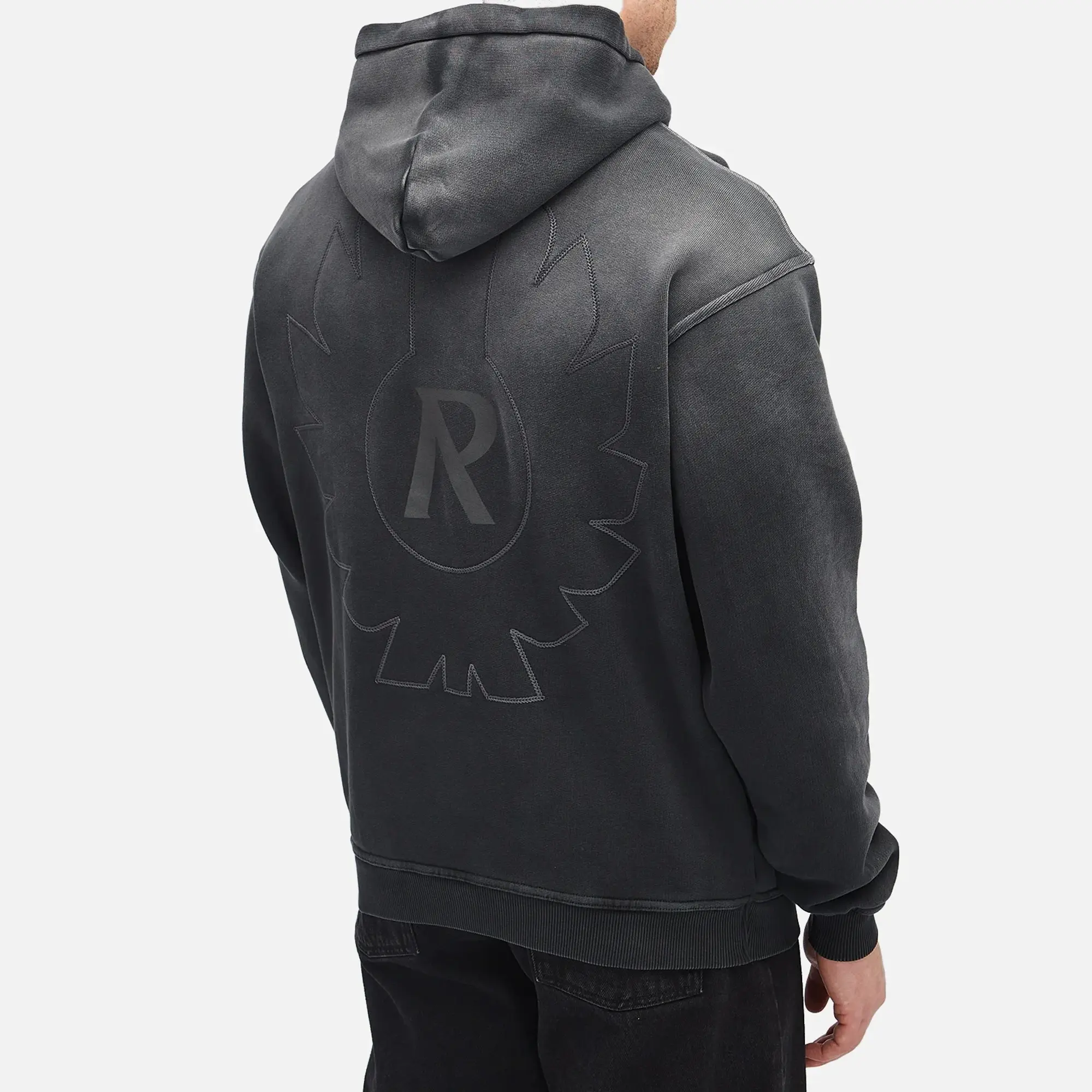 Represent Men's x Belstaff Outline Pheonix Hoodie Shadow