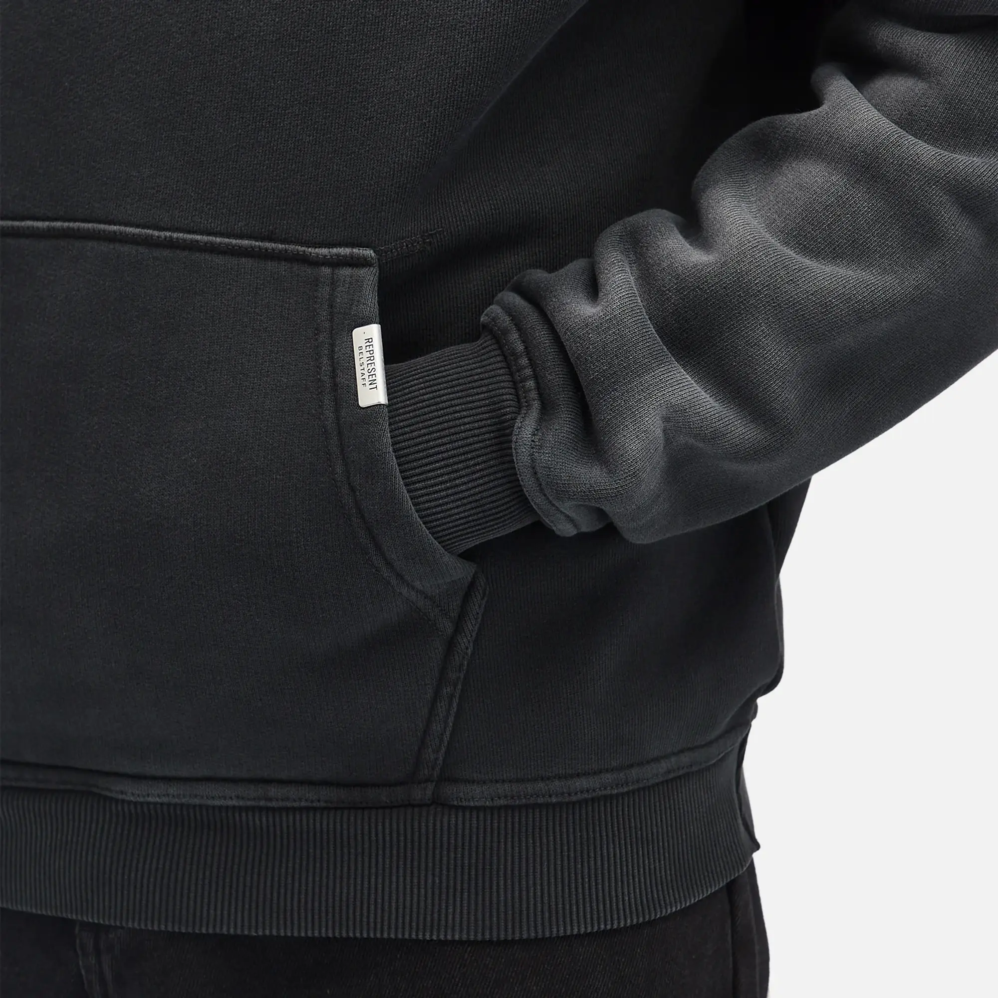 Represent Men's x Belstaff Outline Pheonix Hoodie Shadow