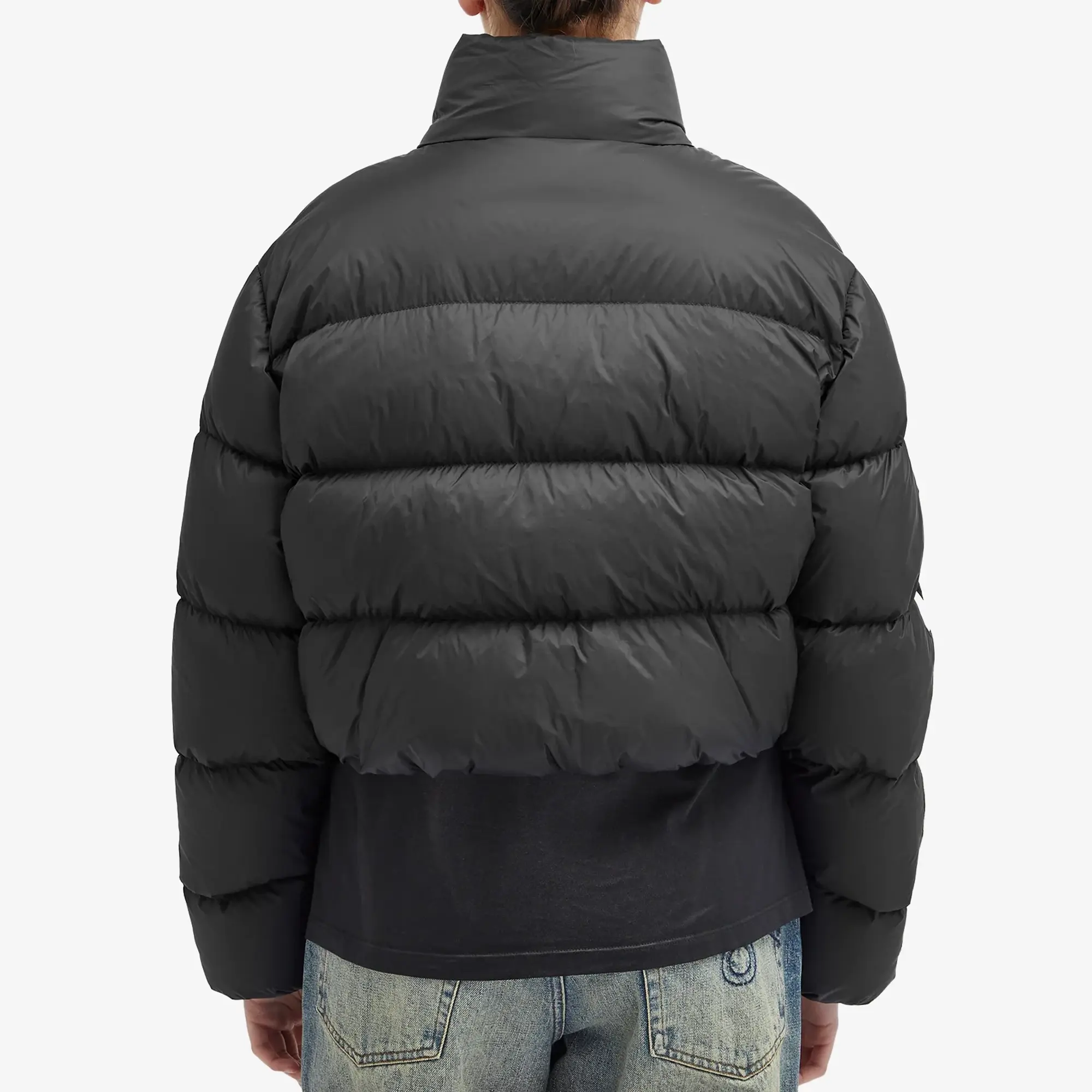 AMIRI Women's Bones Cropped Padded Jacket Black