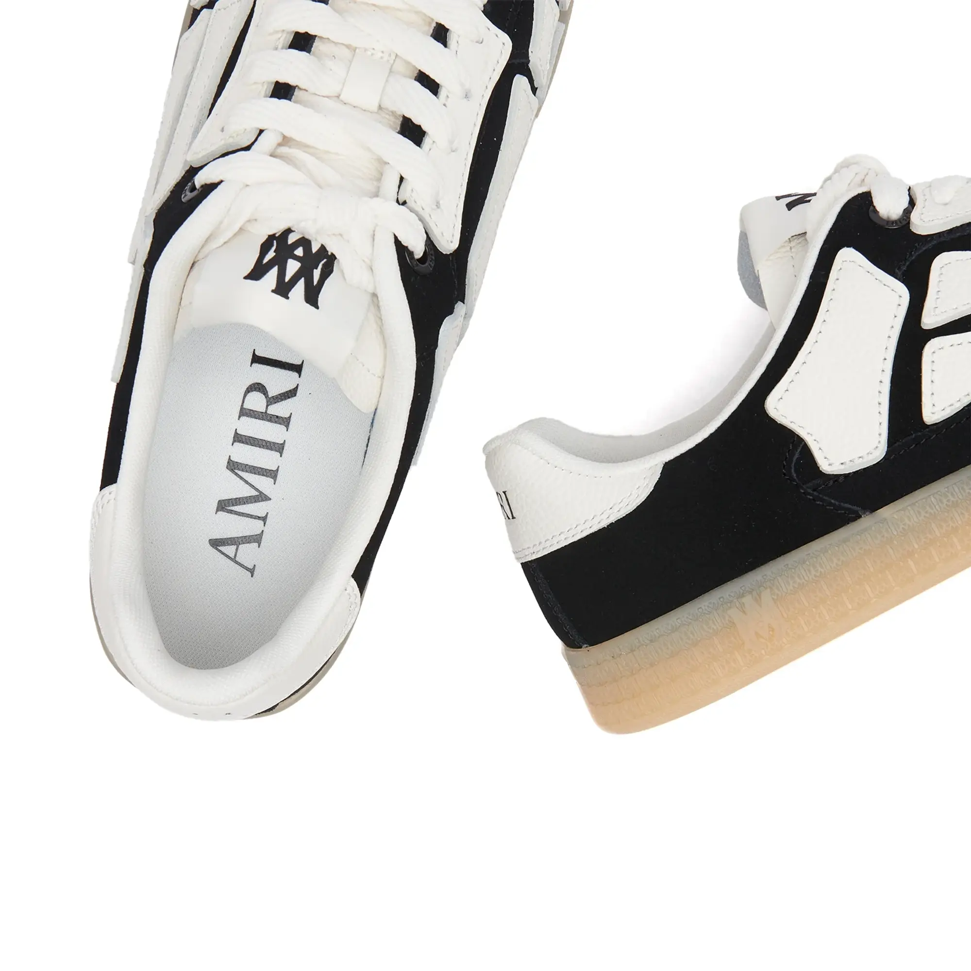 AMIRI Men's Pacific Bones Sneaker Black