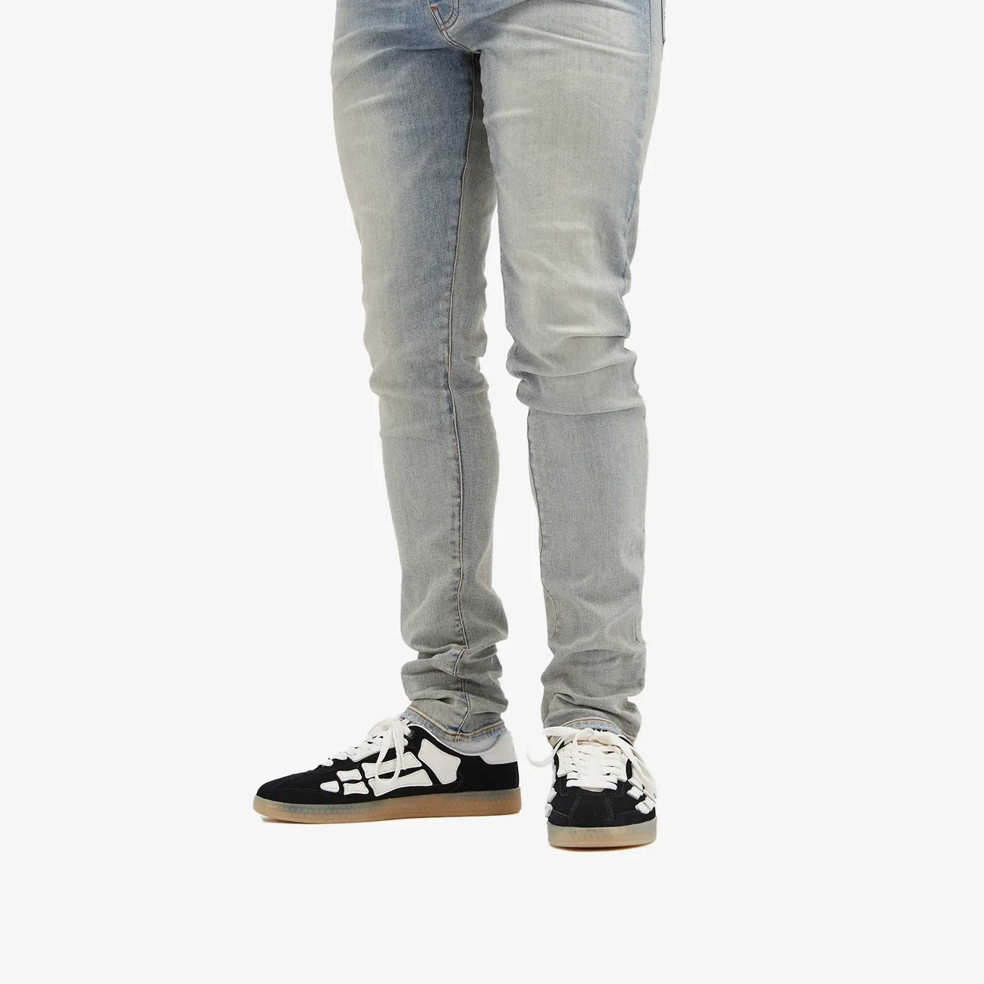 AMIRI Men's Pacific Bones Sneaker Black