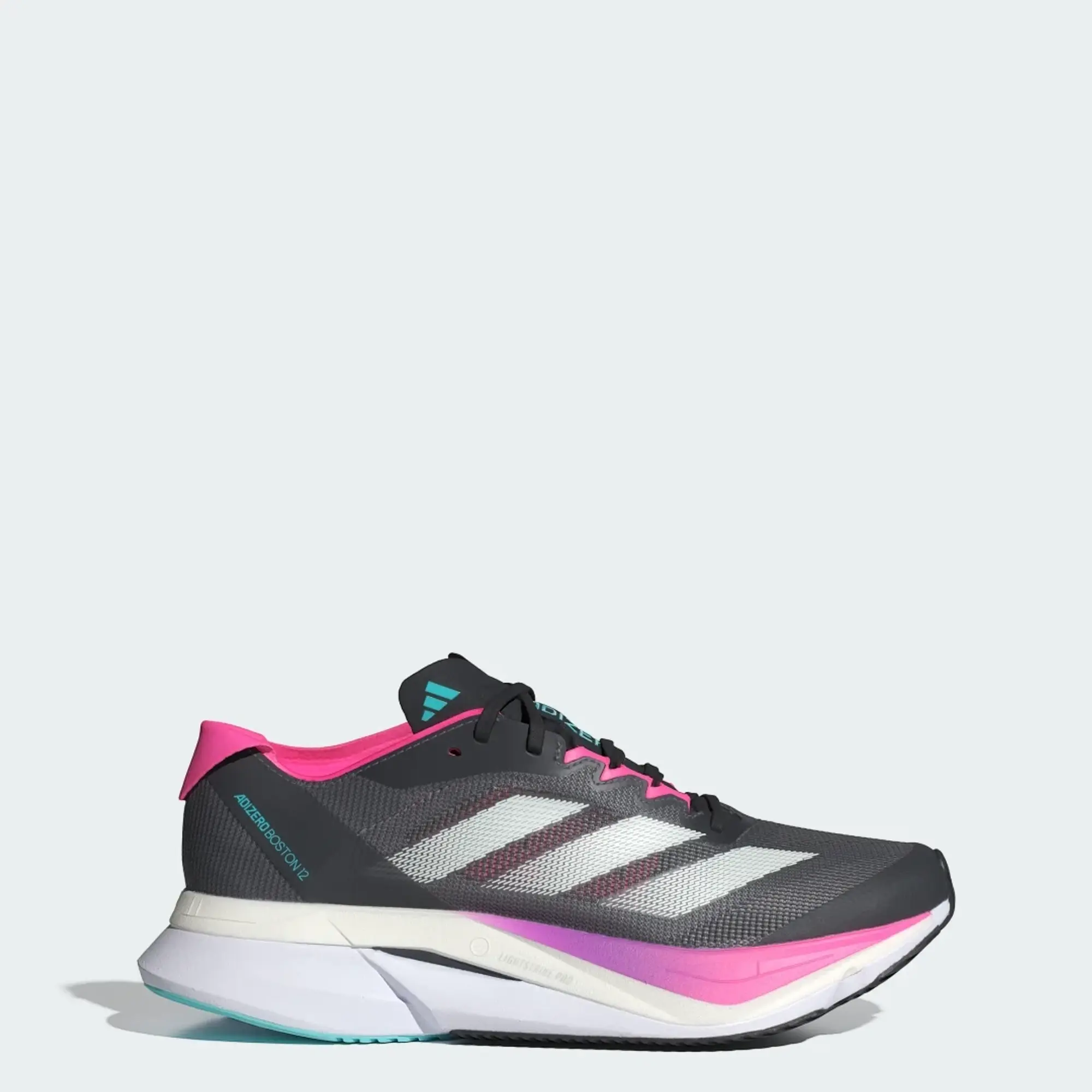 adidas Adizero Boston 12 Competition Running Shoe Women - Black, Pink