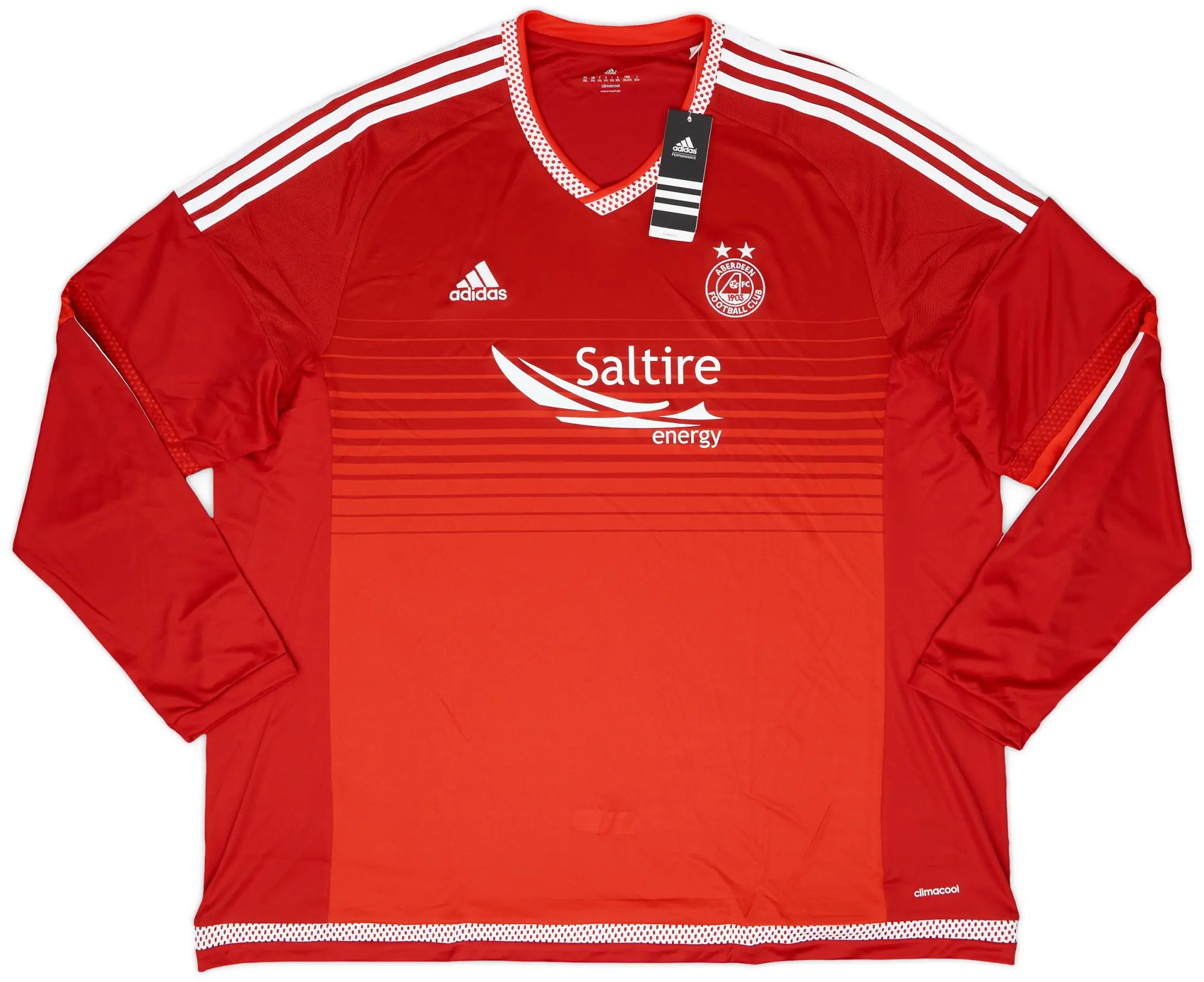 adidas 2015-16 Aberdeen Home L/S Shirt (3XL)