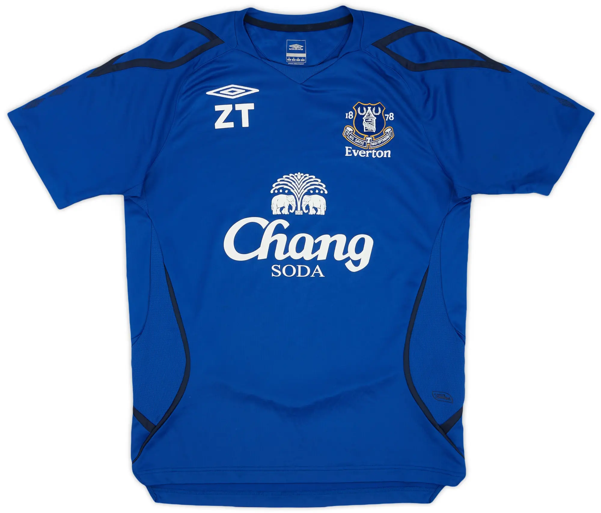 2007-08 Everton Staff Issue Umbro Training Shirt ZT - 8/10 - (M)