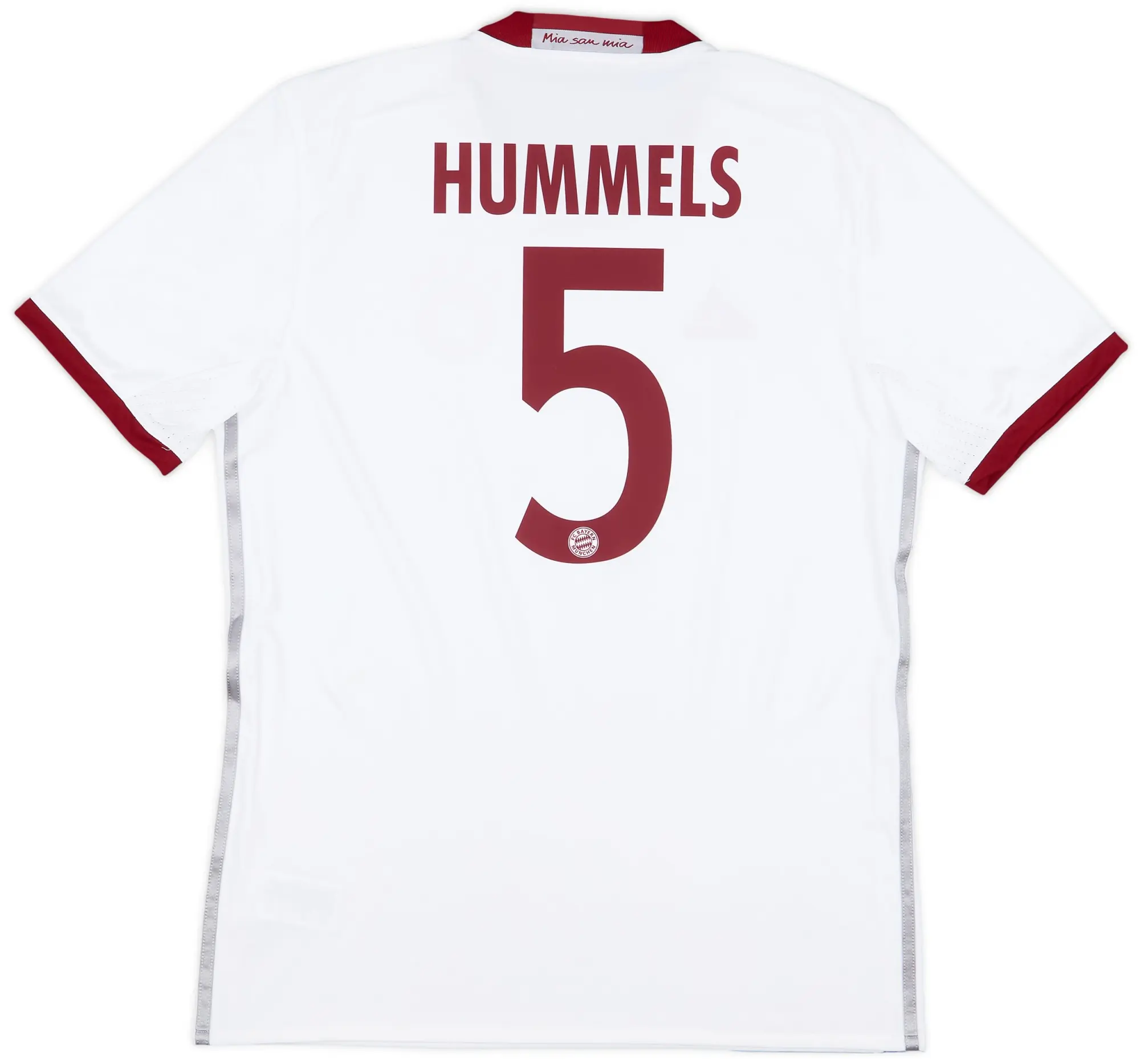 adidas 2016-17 Bayern Munich Third Shirt Hummels #5 - 9/10 - (M)