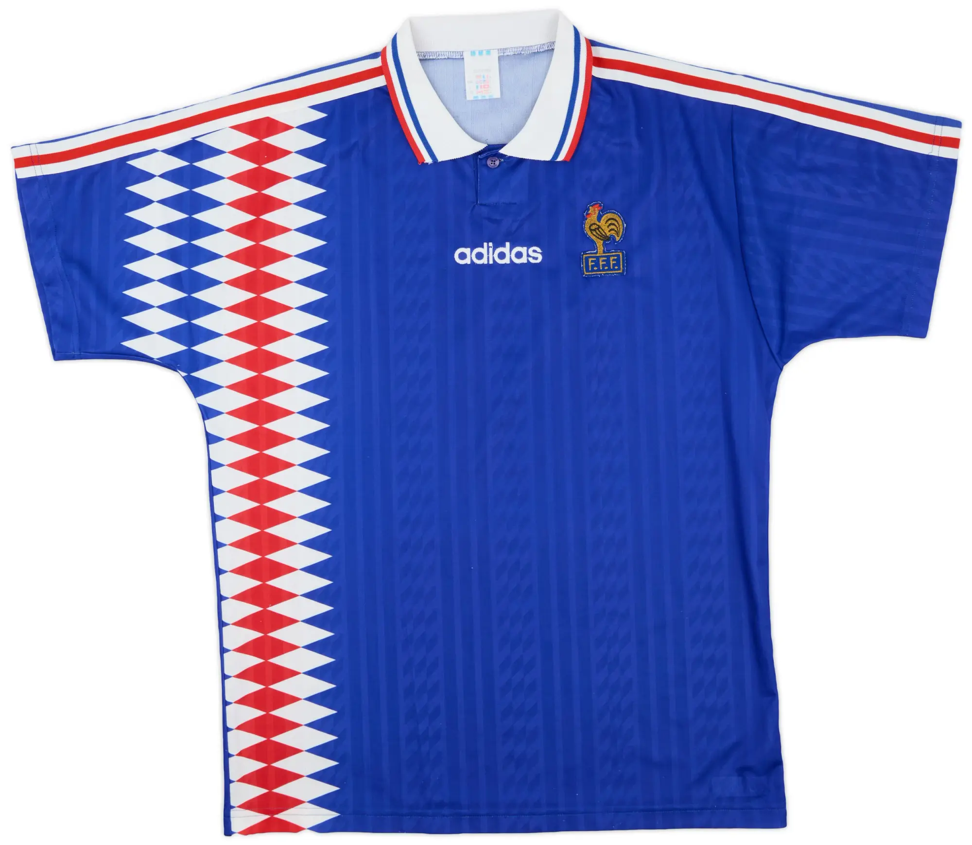 adidas 1994-96 France Home Shirt - 8/10 - (L)