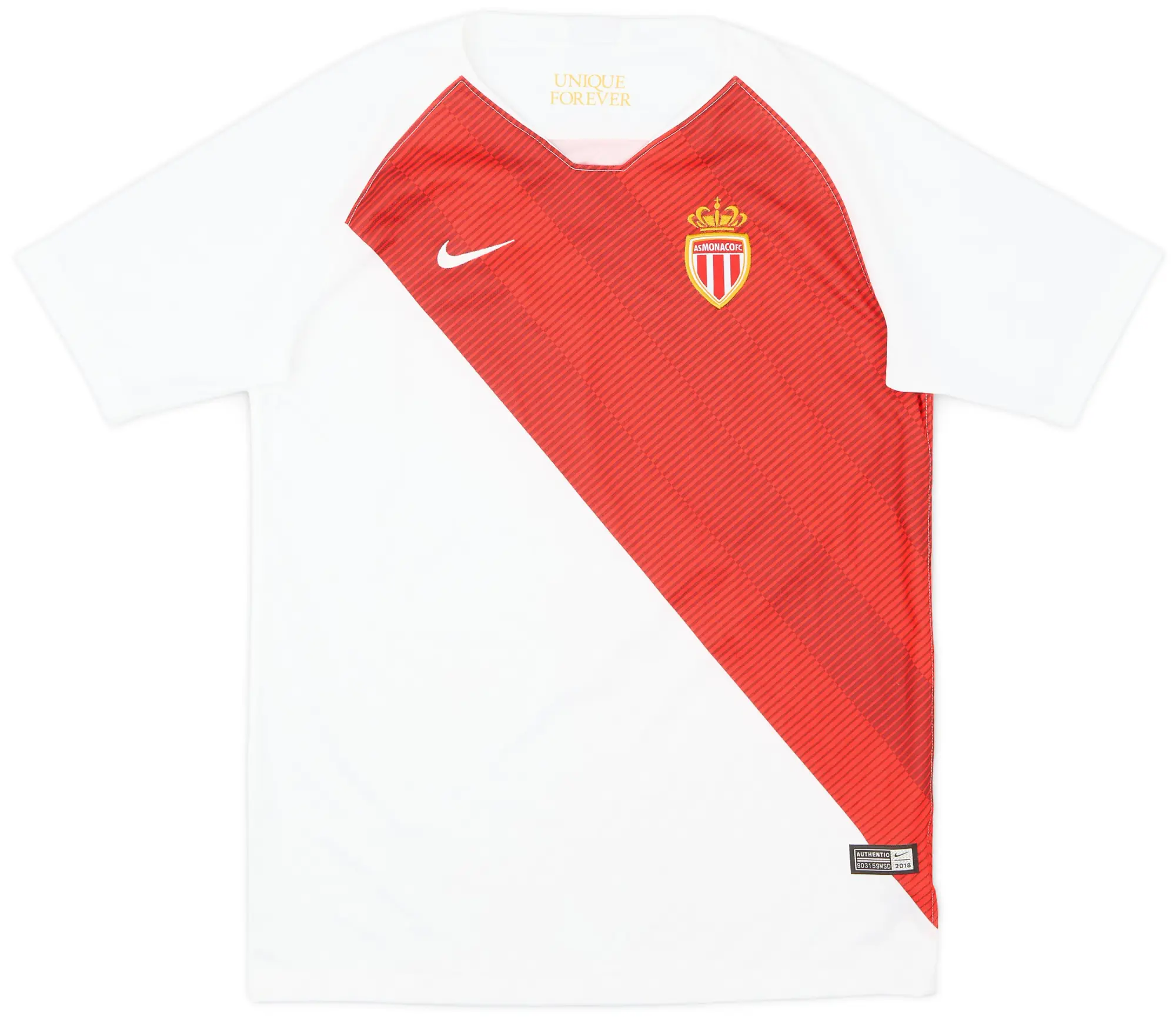 Nike 2018-19 Monaco Home Shirt - 9/10 - (XL.Boys)