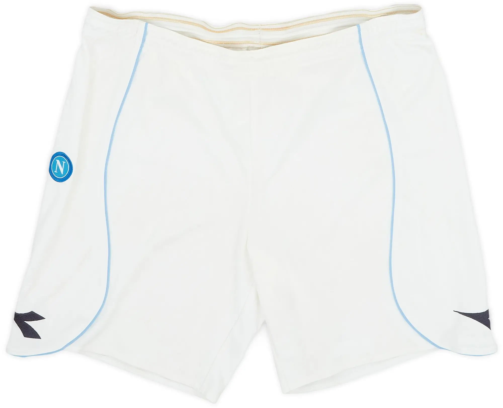 Diadora 2008-09 Napoli Home Shorts - 7/10 - (XXL)