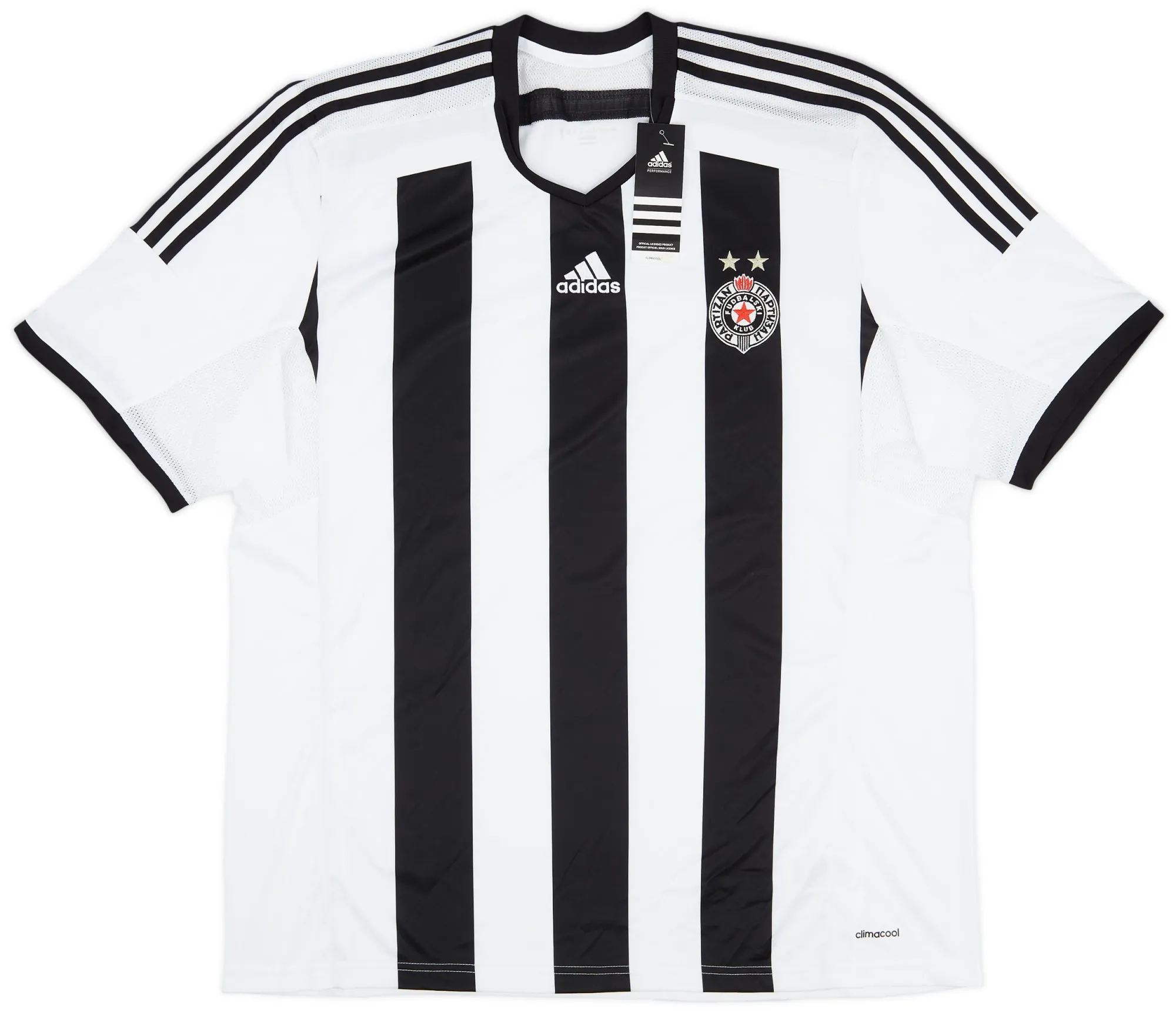 adidas Partizan Belgrade Mens SS Home Shirt 2014/15