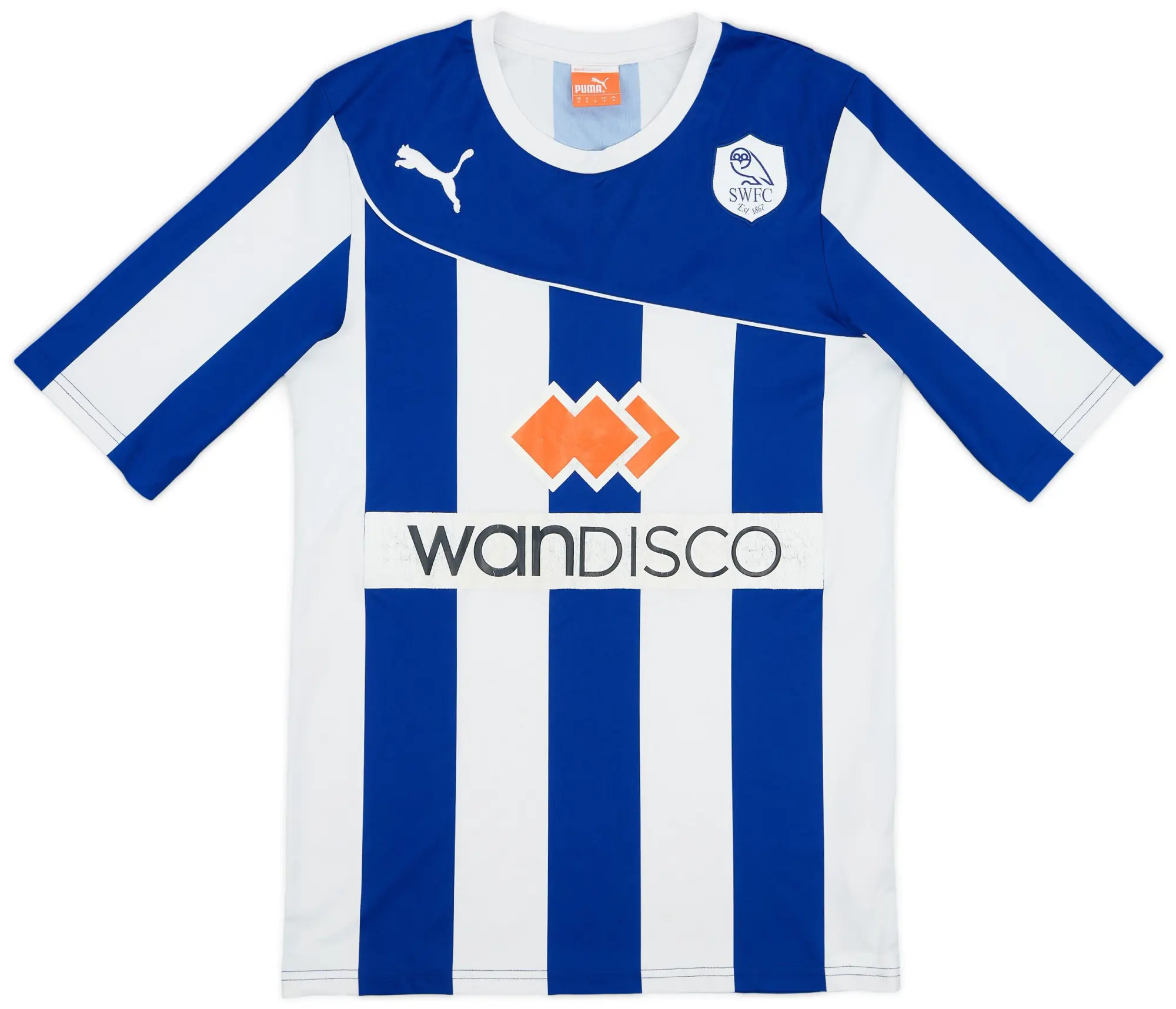 Puma 2013-14 Sheffield Wednesday Home Shirt - 6/10 - (S)