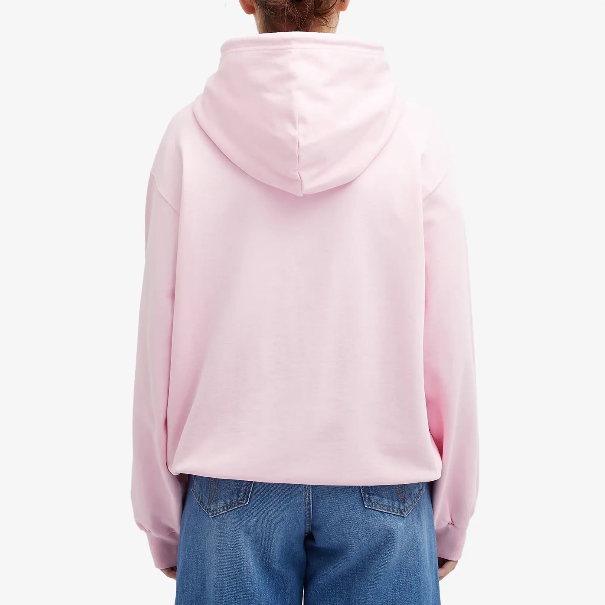 Versace Women's Logo Hoodie Pastel Pink