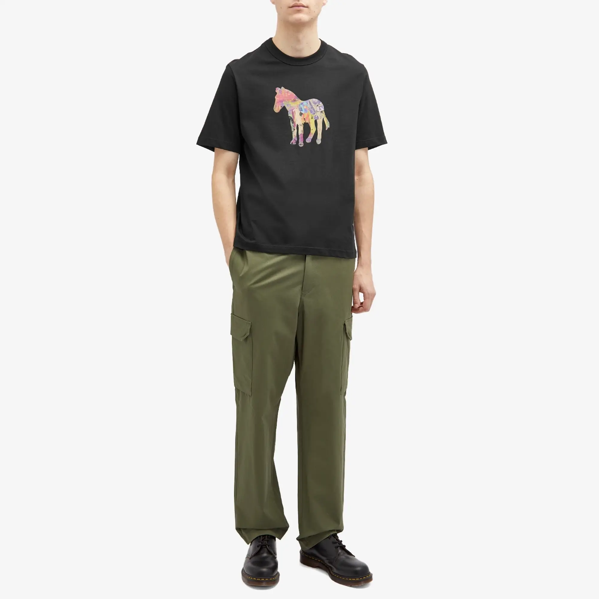 Paul Smith Men's Zebra Craft T-Shirt Black