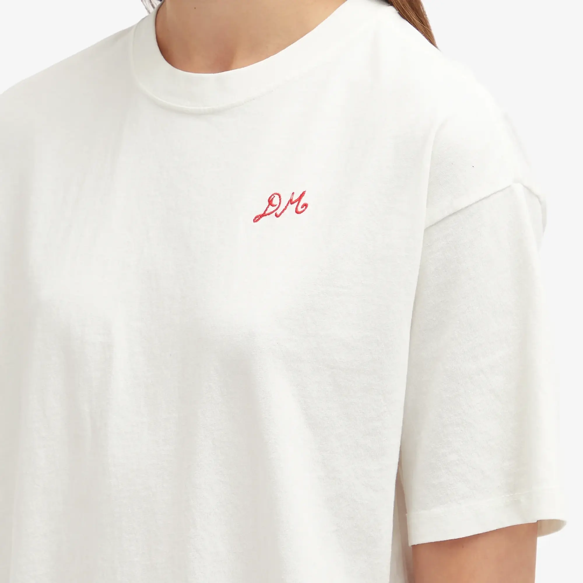 Damson Madder Women's Exclusive Shrimp Roll T-Shirt White