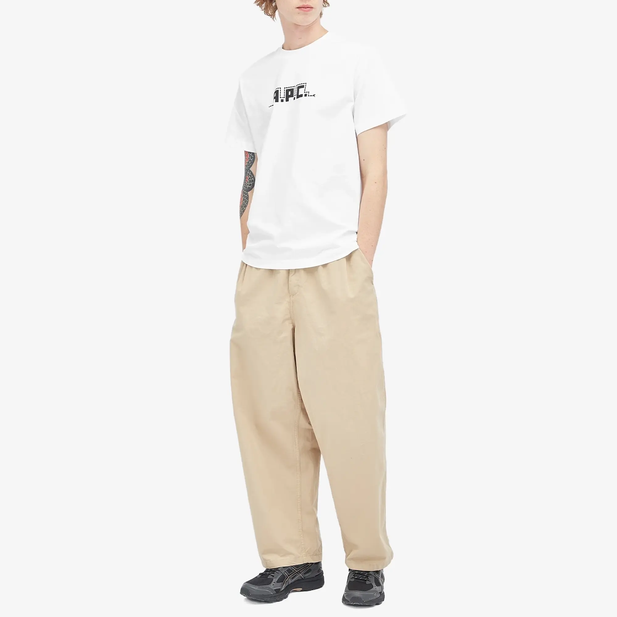 A.P.C. Men's Lunar New Year Snake T-Shirt White