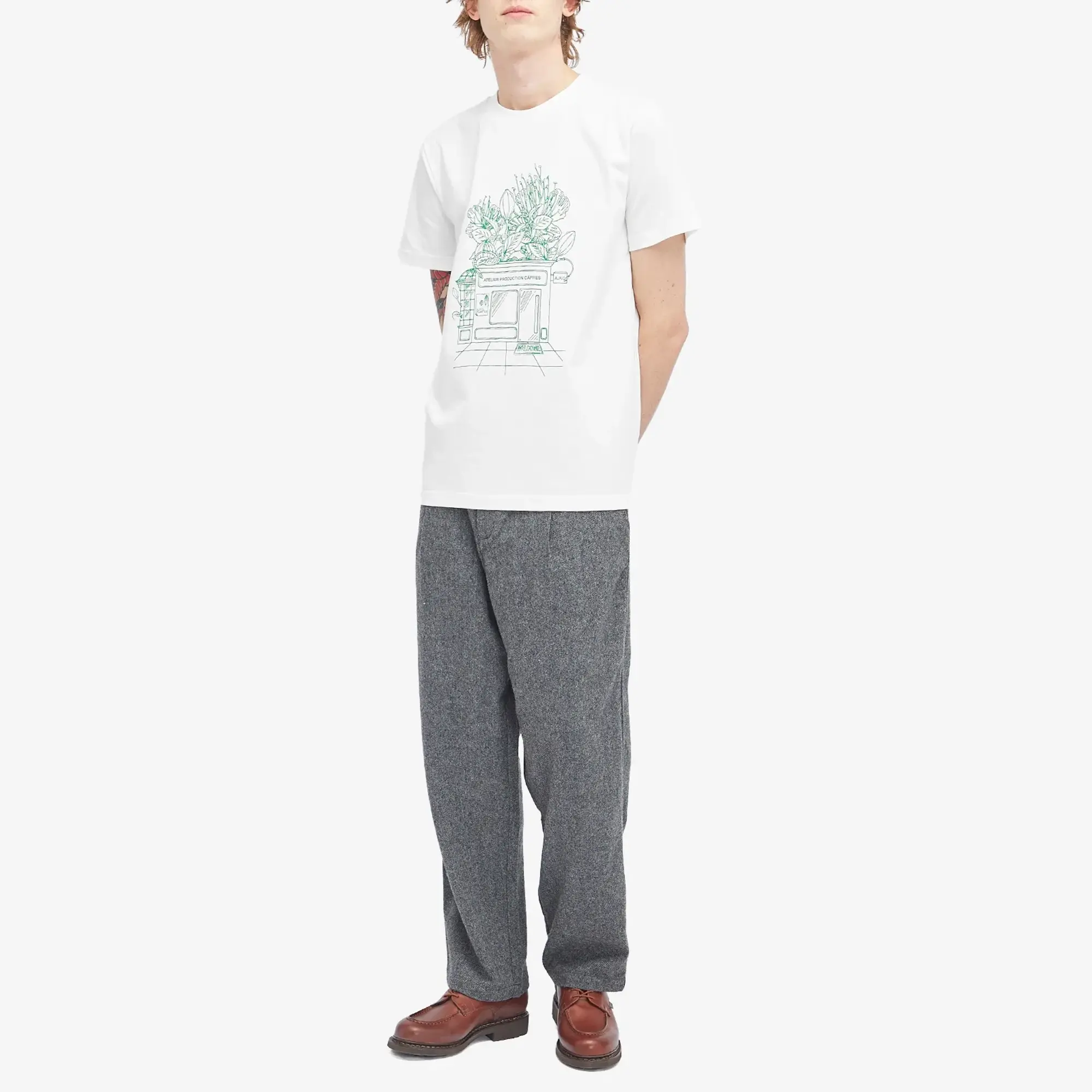 A.P.C. Men's Magasin Store Graphic T-Shirt White