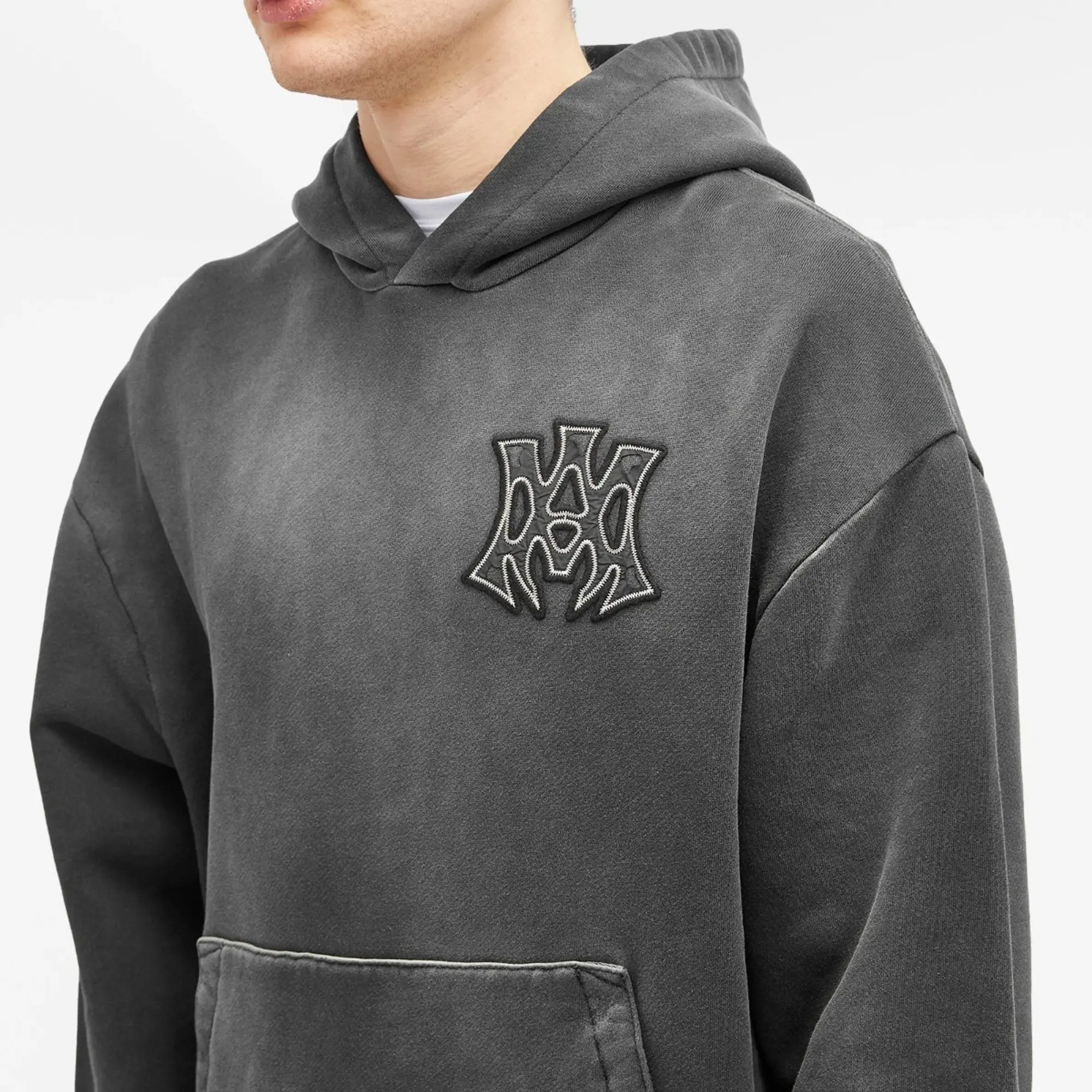 AMIRI Men's Oversized Logo Hoodie Black