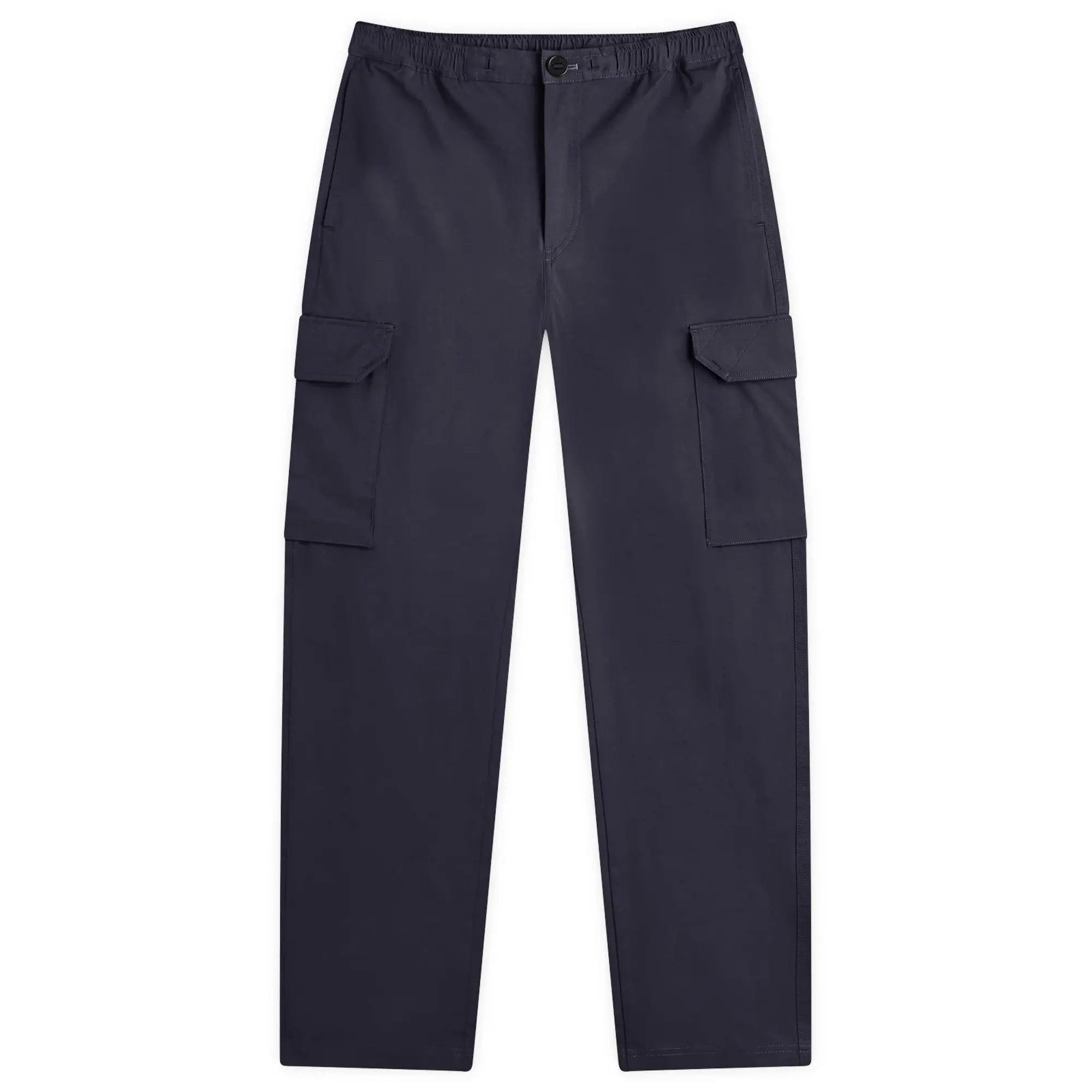 Paul Smith Men's Elastic Waist Cargo Pants Navy