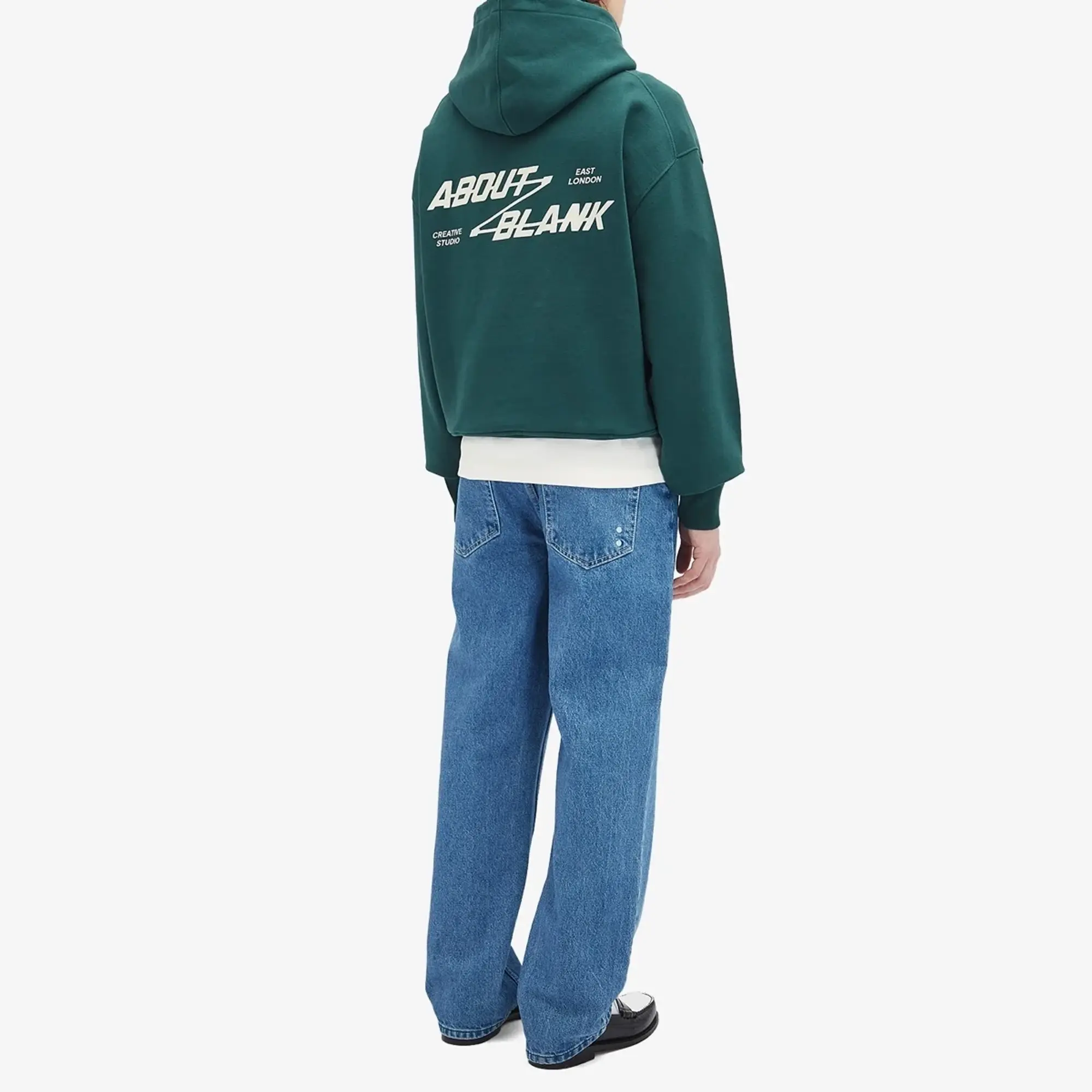 about:blank Men's Defender Hoodie Epsom Green/Ecru