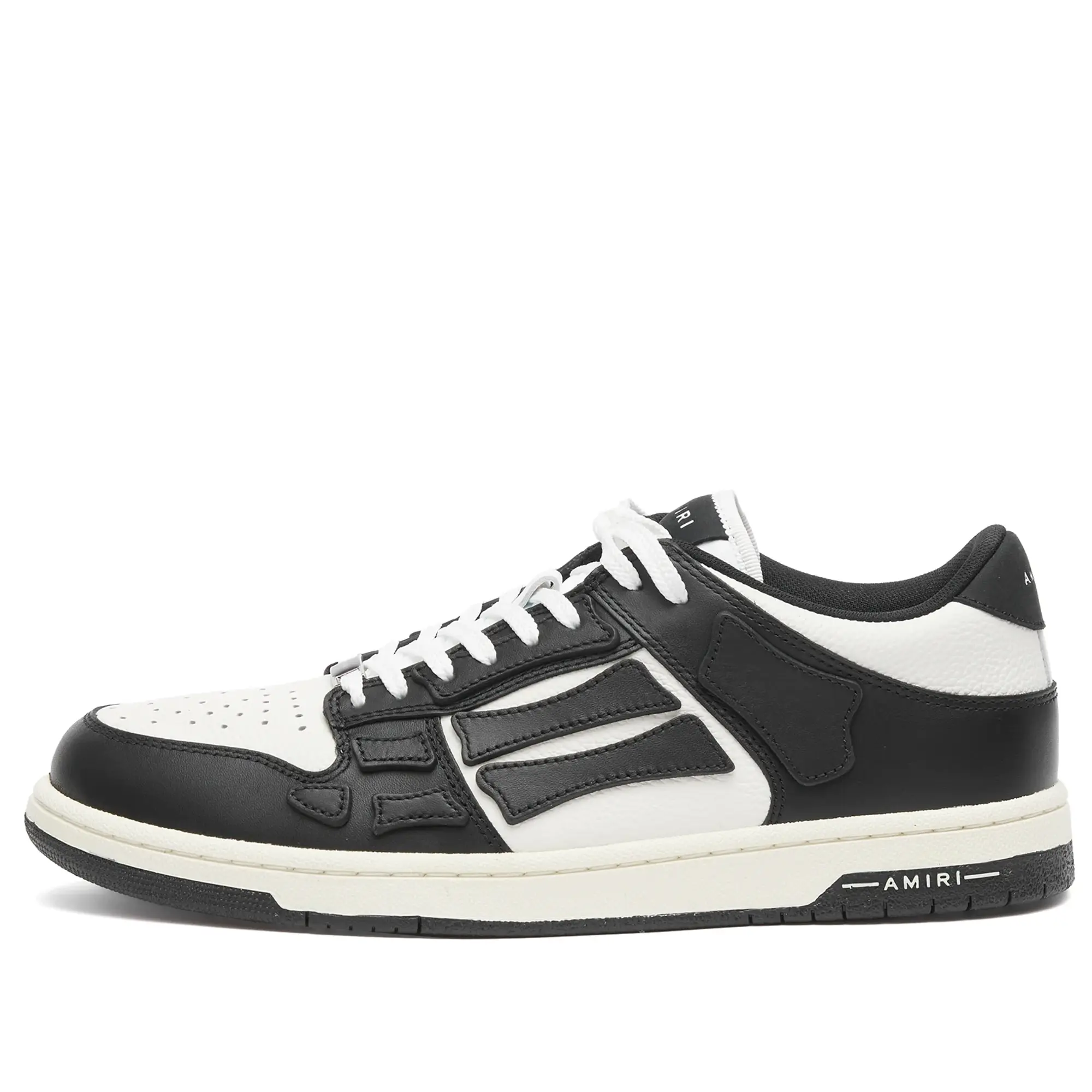 AMIRI Men's Skel Low Top Sneaker Black White
