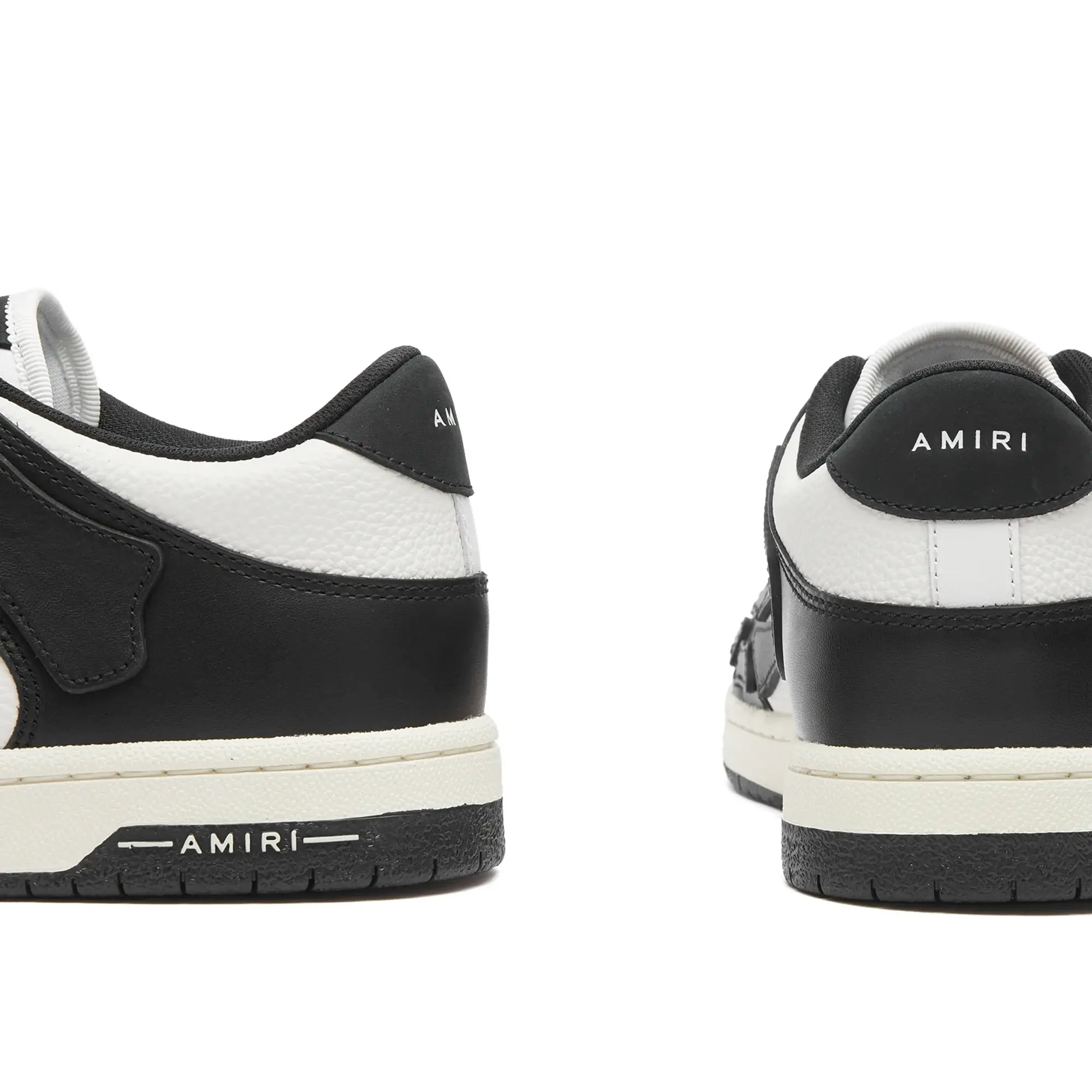 AMIRI Men's Skel Low Top Sneaker Black White