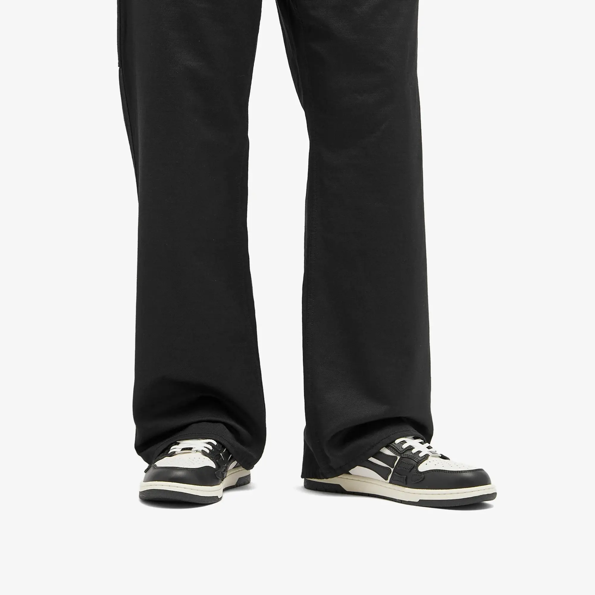 AMIRI Men's Skel Low Top Sneaker Black White