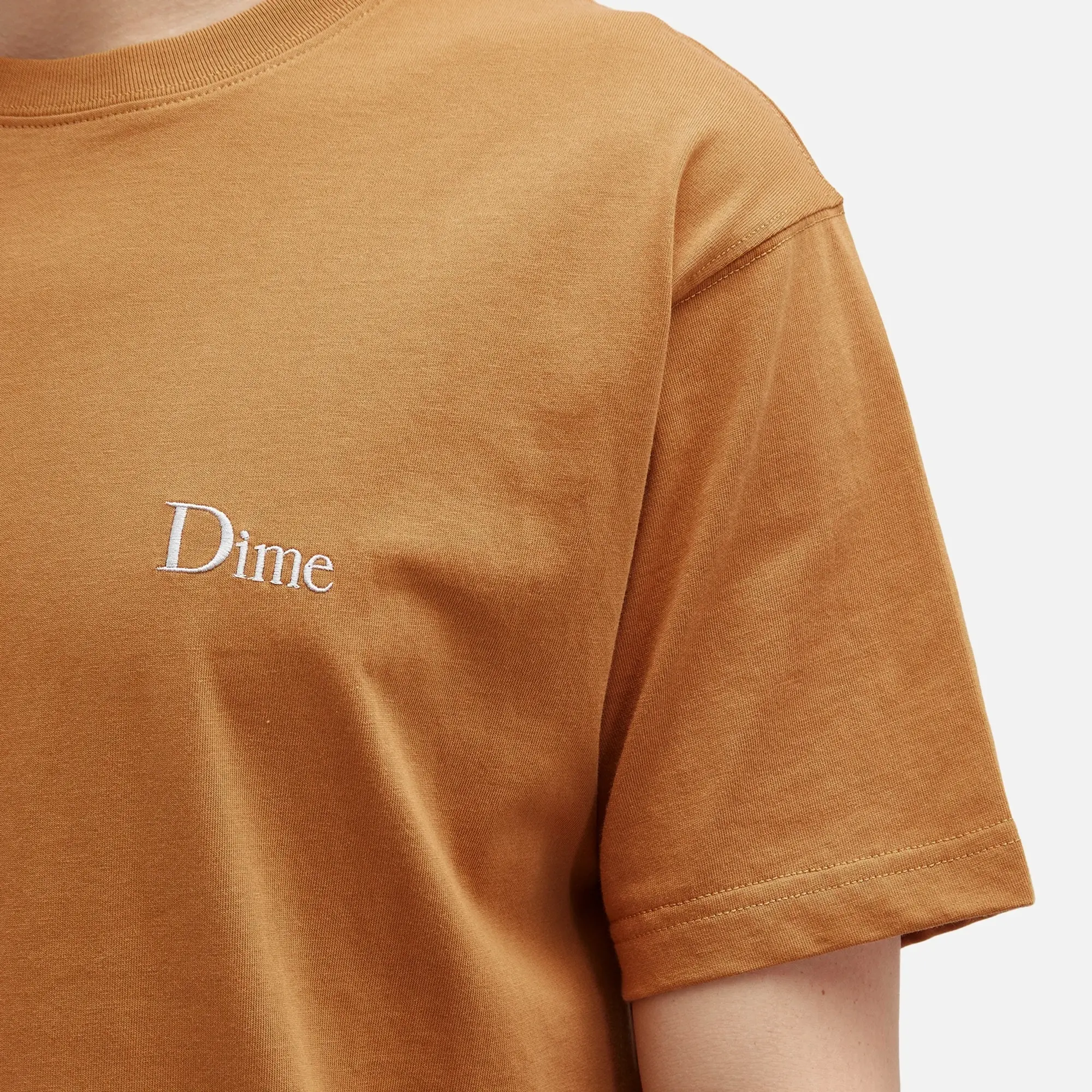 Dime Men's Classic Small Logo T-Shirt Almond