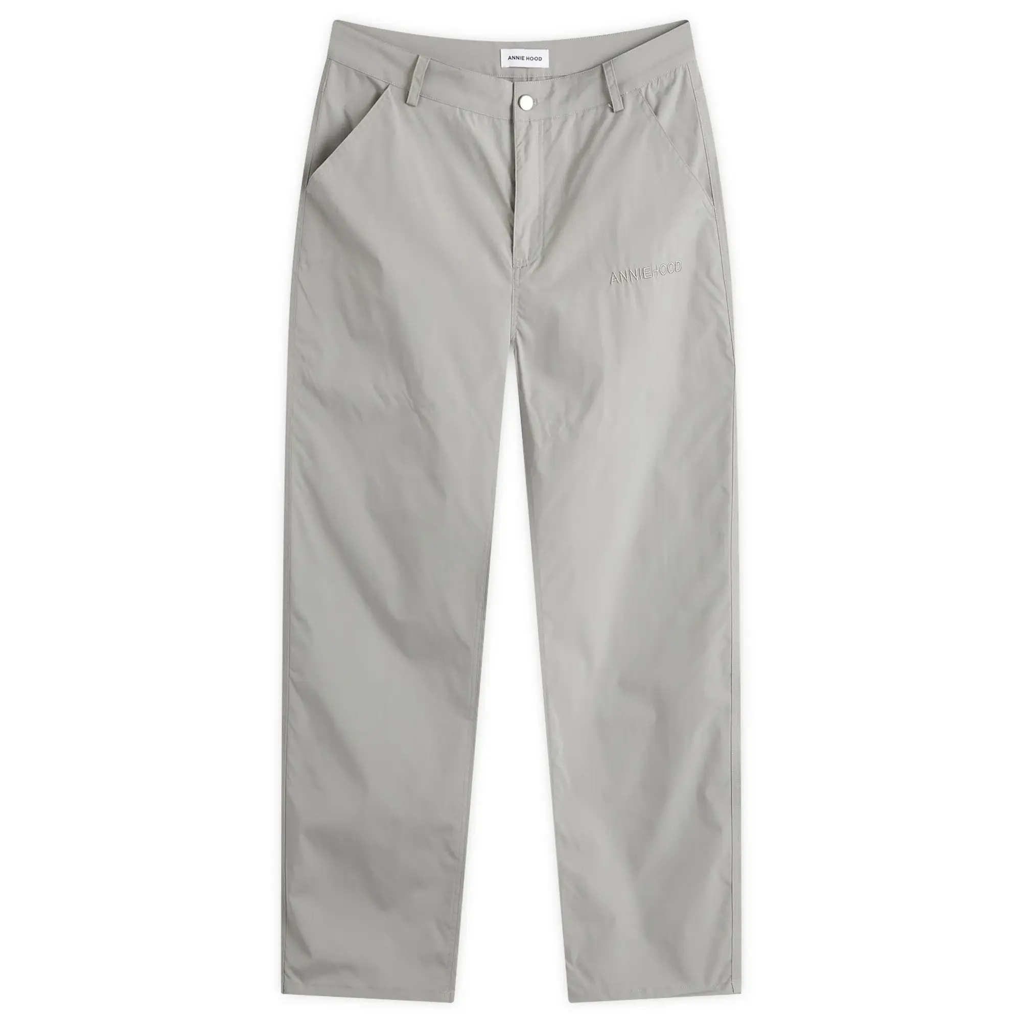 ANNIE HOOD Men's Nylon Track Pant Silver