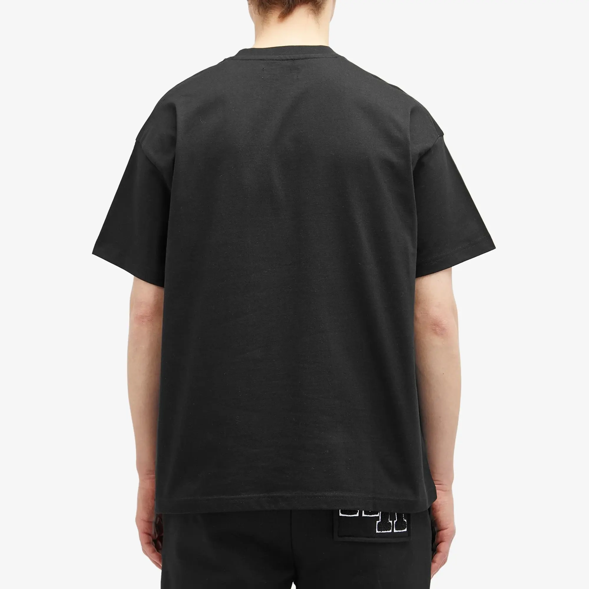 ANNIE HOOD Men's College T-Shirt Black