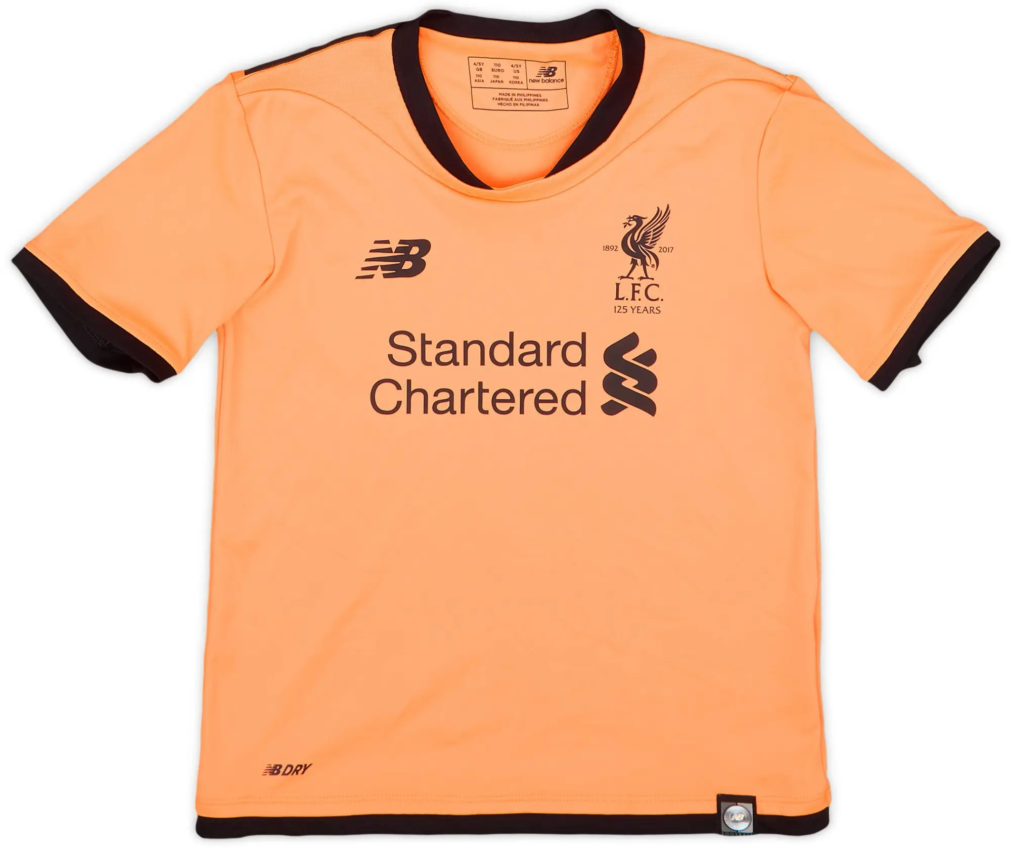 NewBalance 2017-18 Liverpool 125 Years Third Shirt - 8/10 - (XS.Boys)