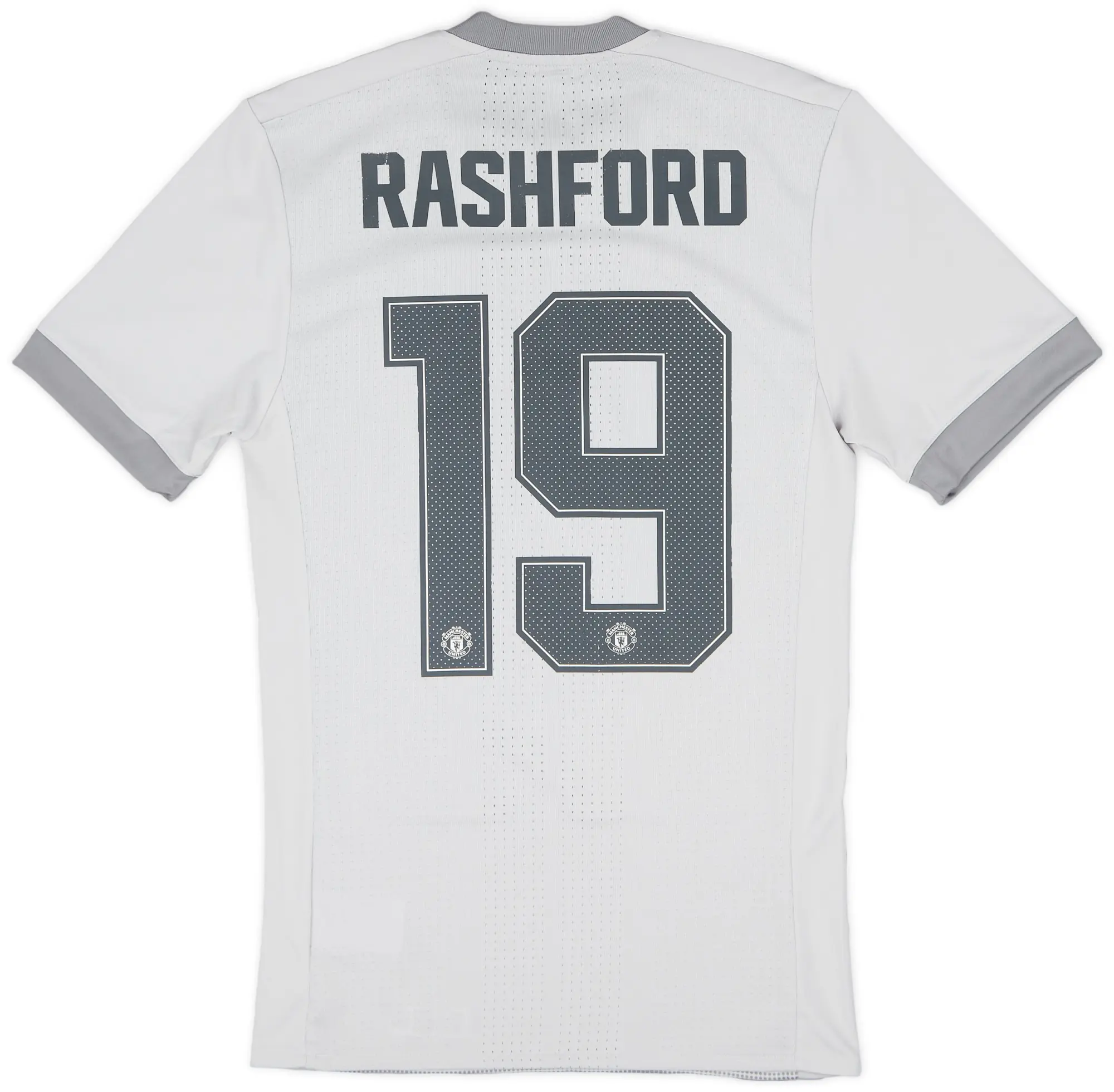 adidas 2017-18 Manchester United Authentic Third Shirt Rashford #19 - 6/10 - (XS)