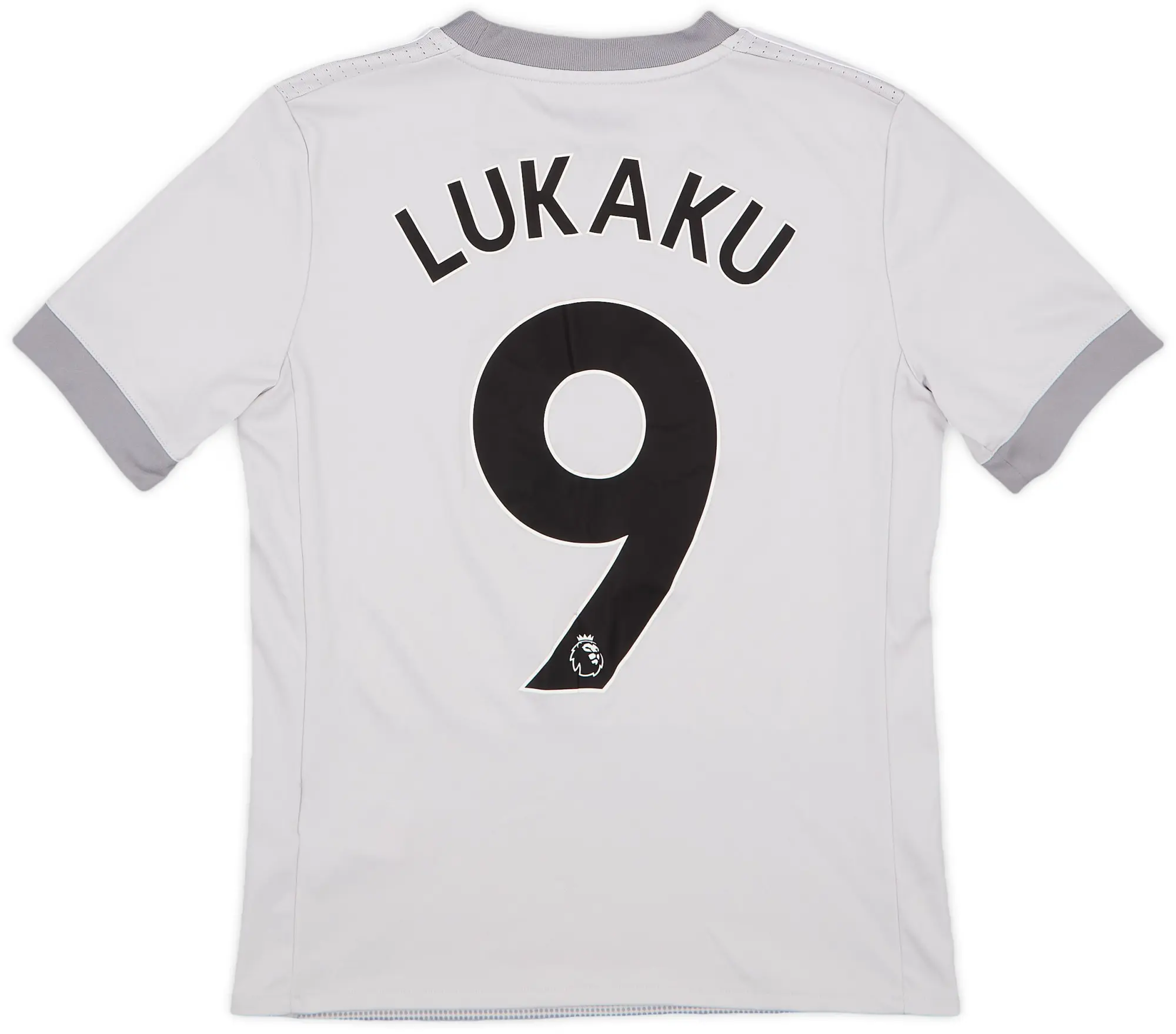adidas 2017-18 Manchester United Third Shirt Lukaku #9 - 7/10 - (M.Boys)