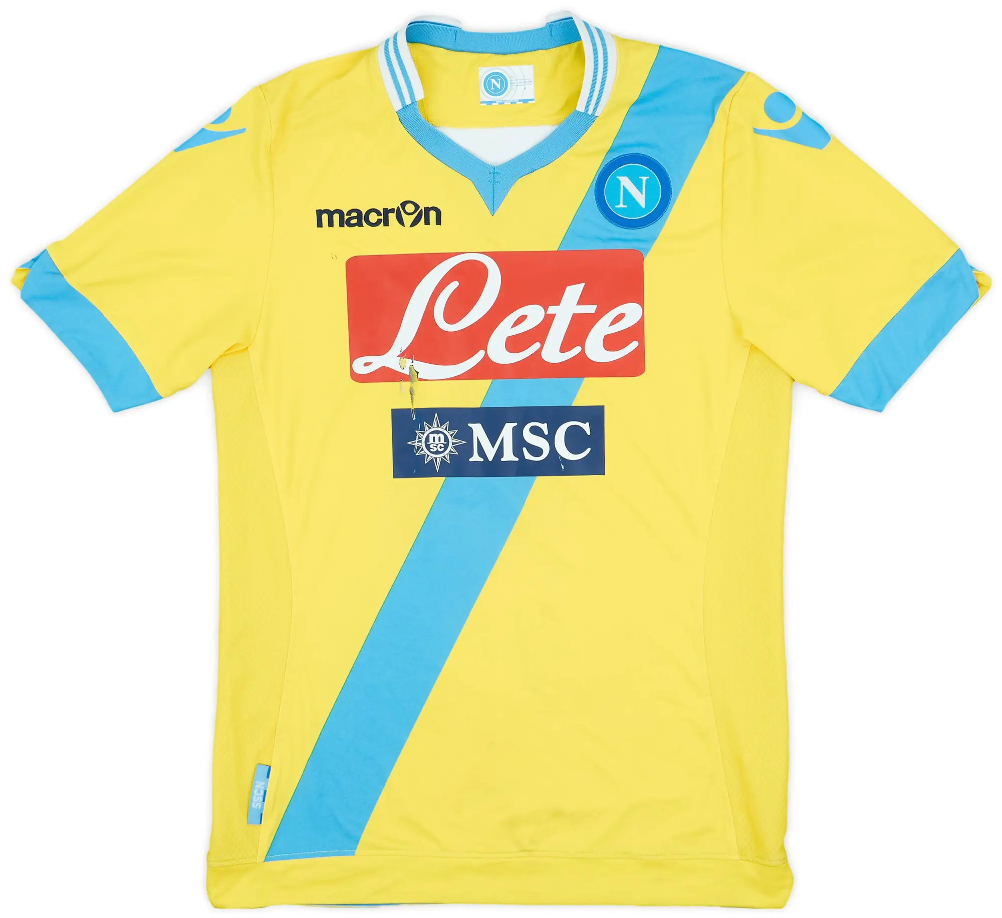 Macron 2013-14 Napoli Third Shirt #9 - 5/10 - (L)