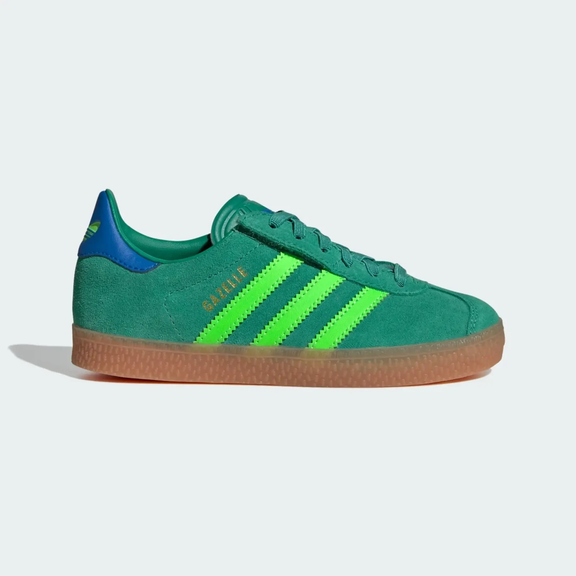 adidas Gazelle Comfort Closure Elastic Lace Shoes Kids