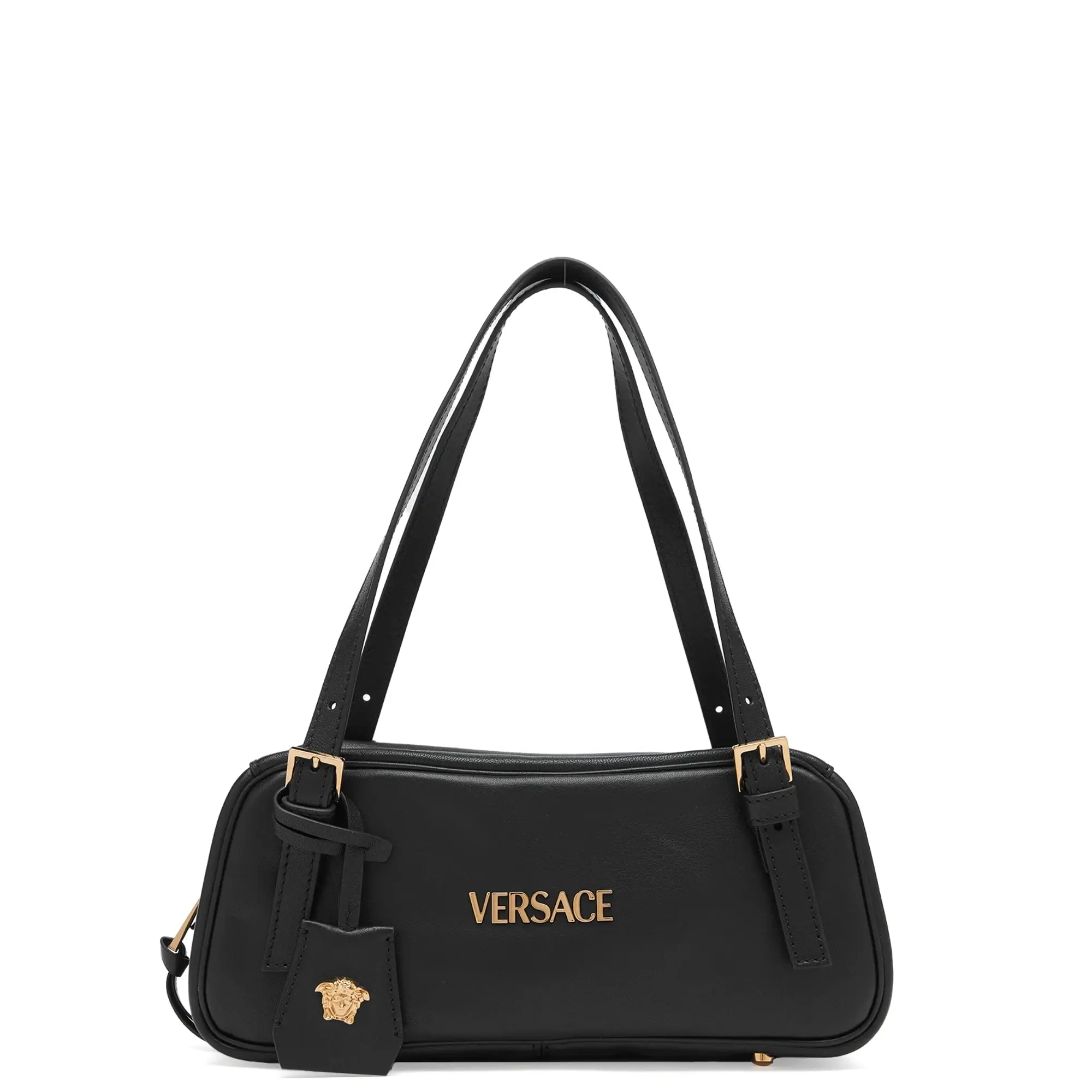 Versace Women's Lamb Leather Shoulder Bag Gold