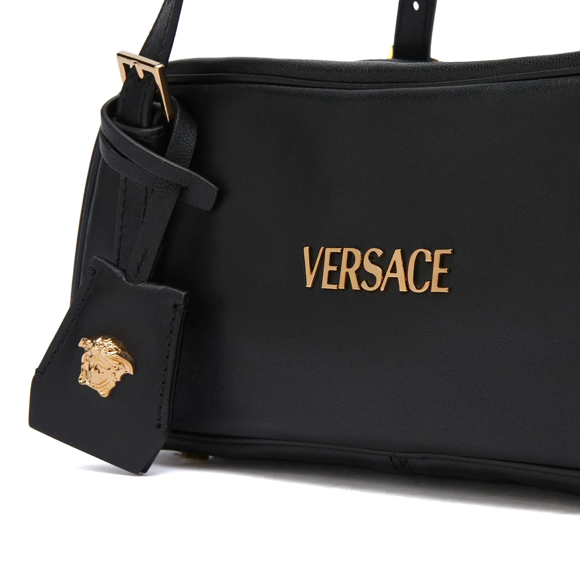 Versace Women's Lamb Leather Shoulder Bag Gold